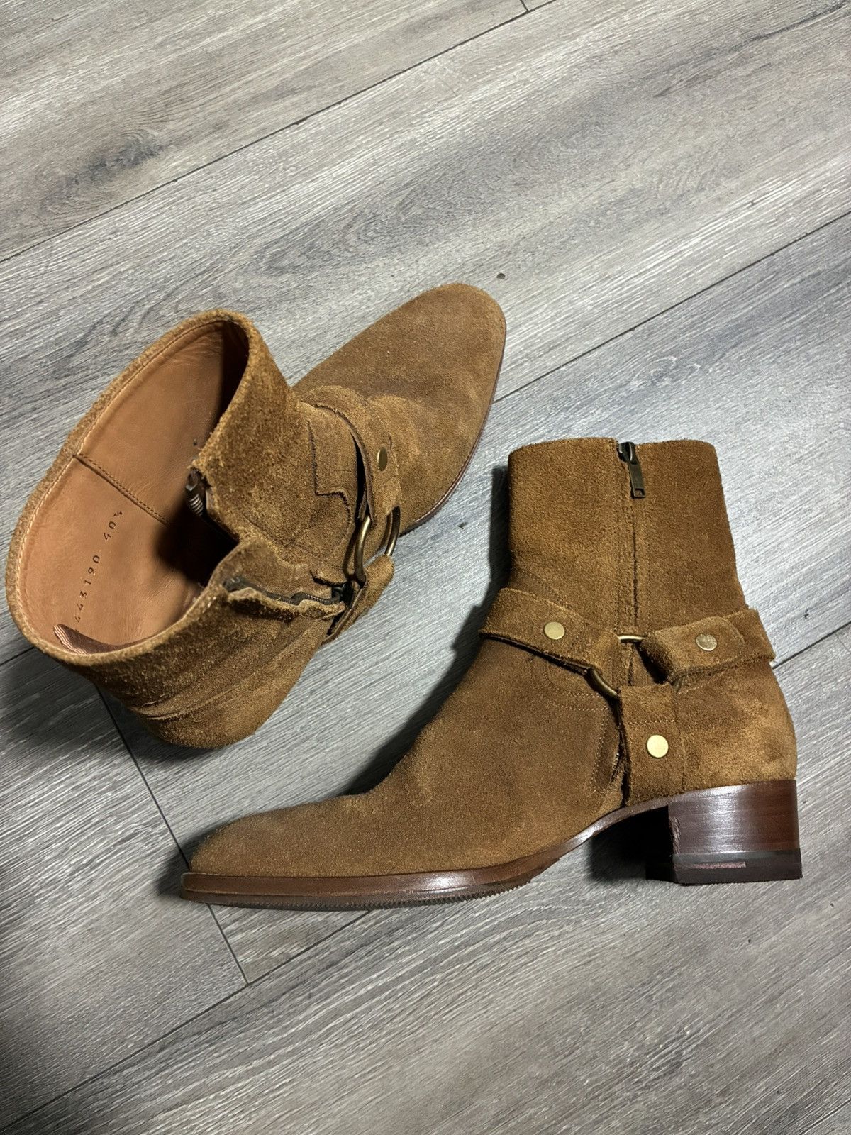 Saint Laurent Paris Harness Wyatt 40.5 Size US 8 / EU 41 - 7 Thumbnail