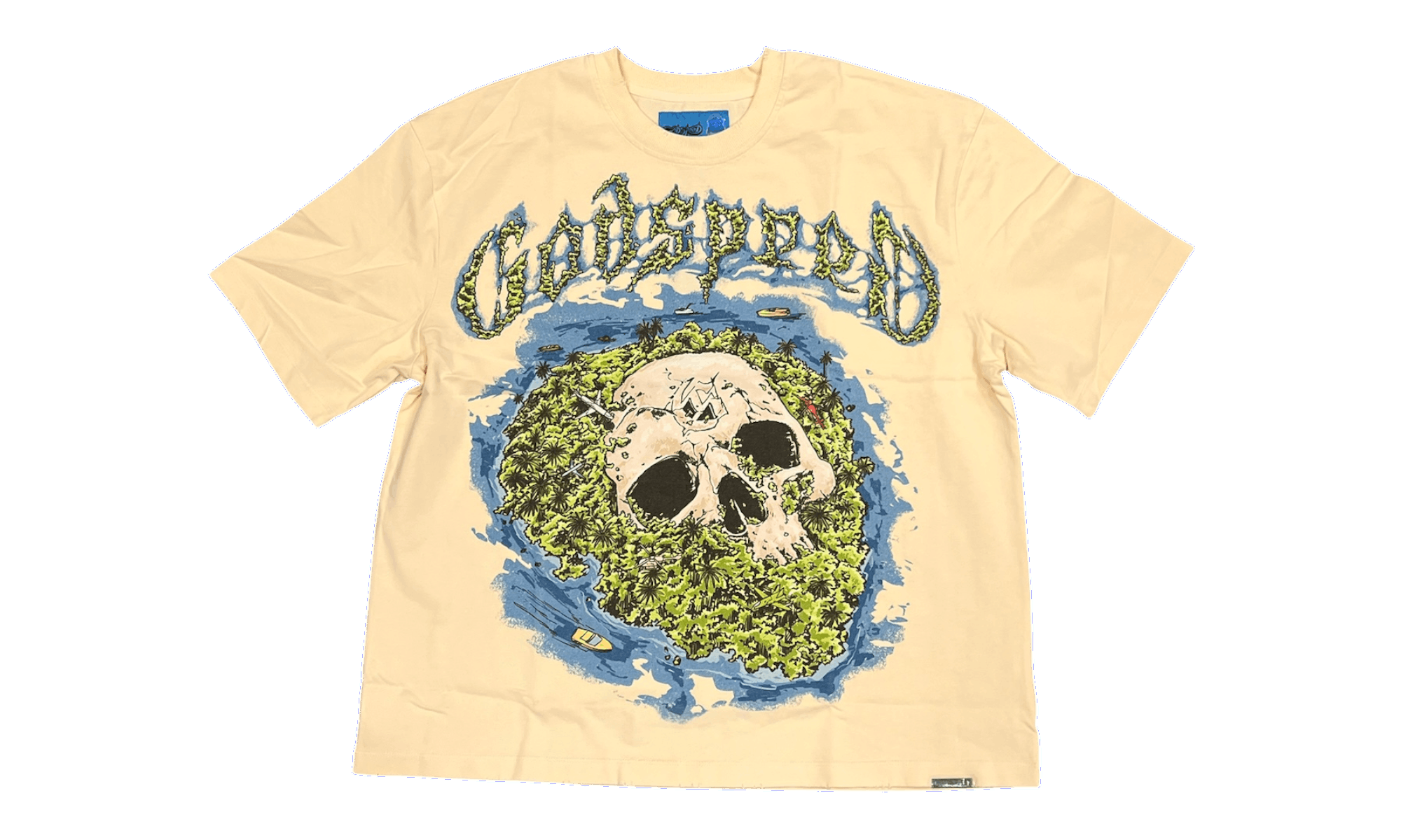 Godspeed Skull Island II Bone T-Shirt Size US M / EU 48-50 / 2 - 1 Thumbnail