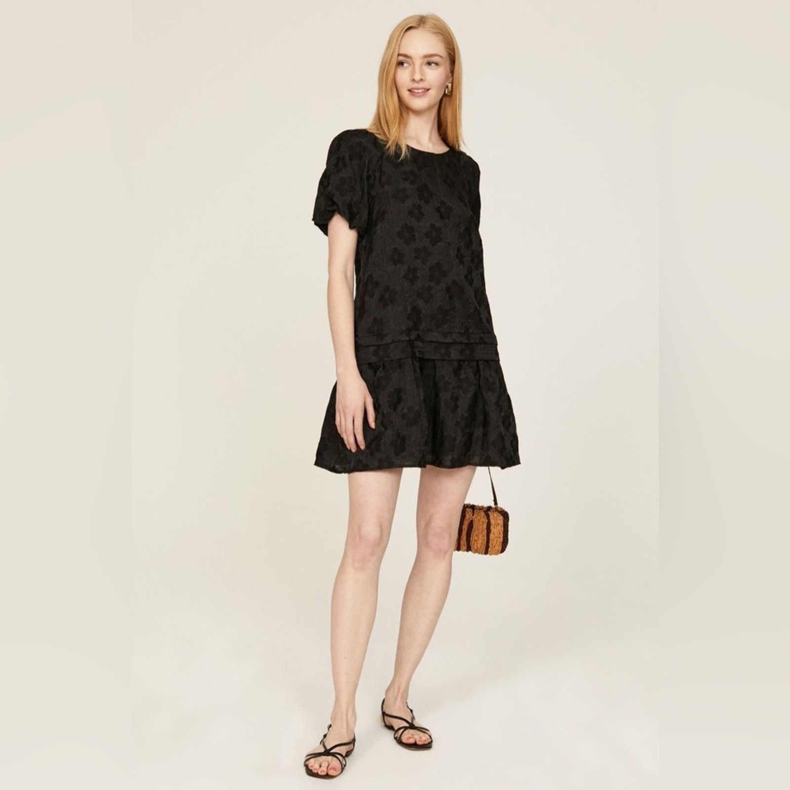 Madewell Madewell Size XL Aida Floral Mini Dress - Black Size XL / US 12-14 / IT 48-50 - 3 Thumbnail