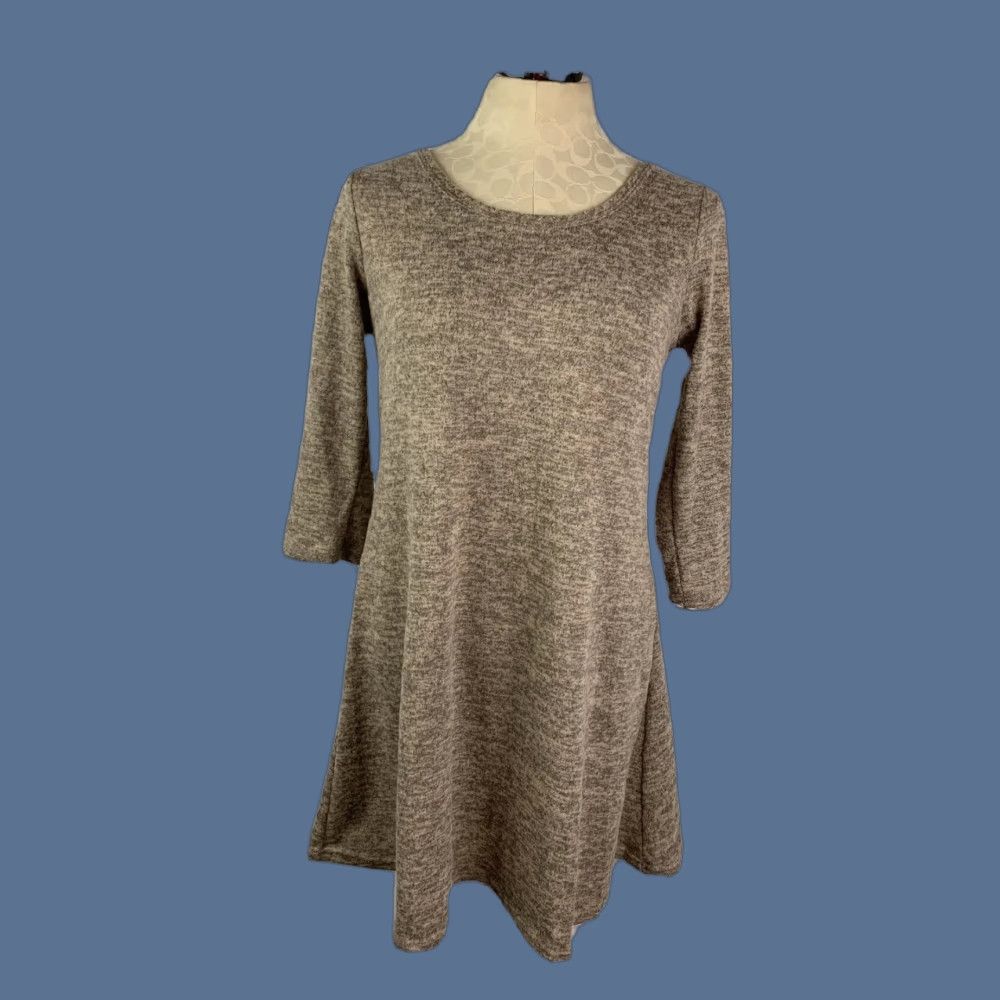 Vintage Olivia Rae Sweaterdress Medium Mauve Lightweight Pullover Swing Size M / US 6-8 / IT 42-44 - 1 Thumbnail