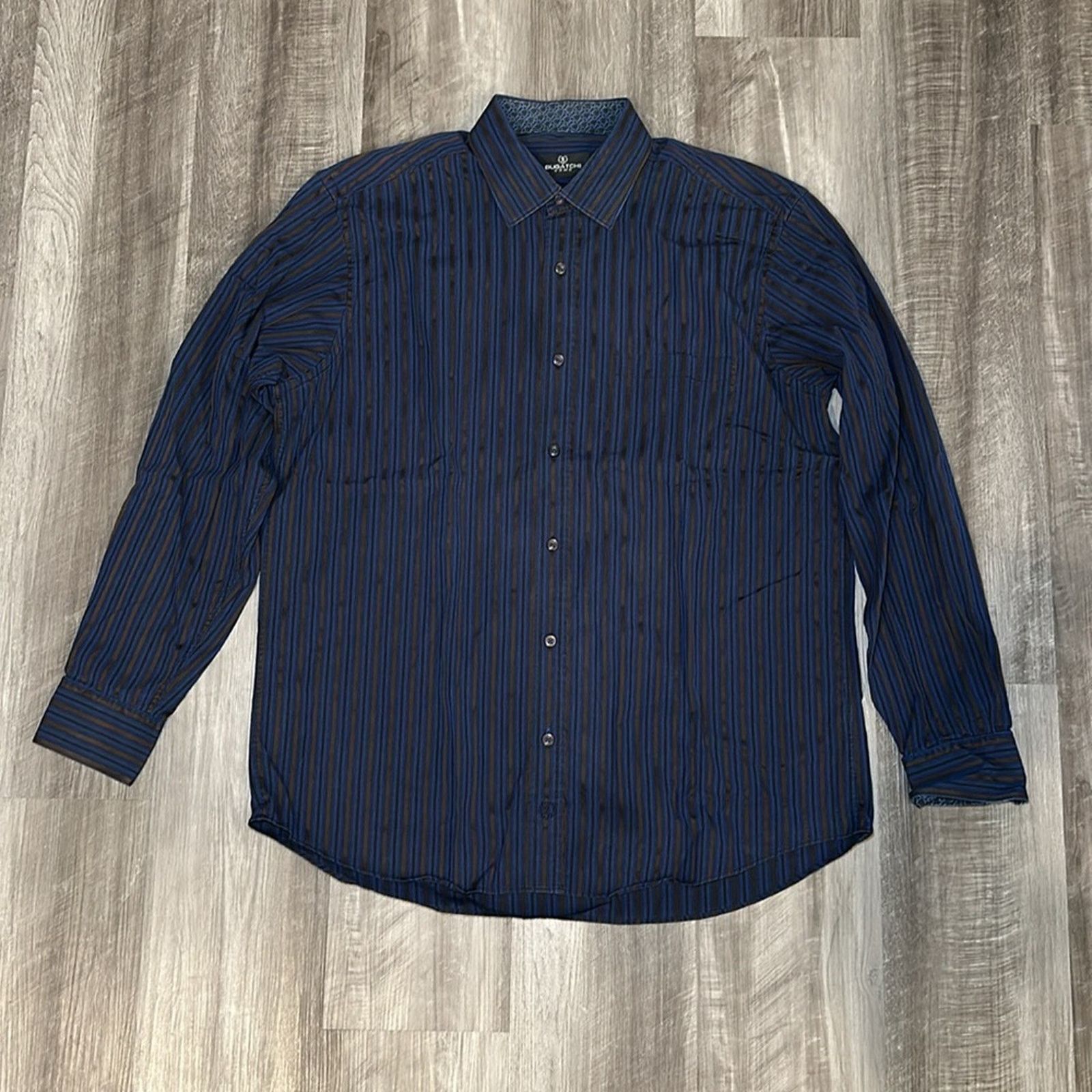BUGATCHI Bugatchi Uomo Long Sleeve Button Down - XL Size US XL / EU 56 / 4 - 2 Thumbnail