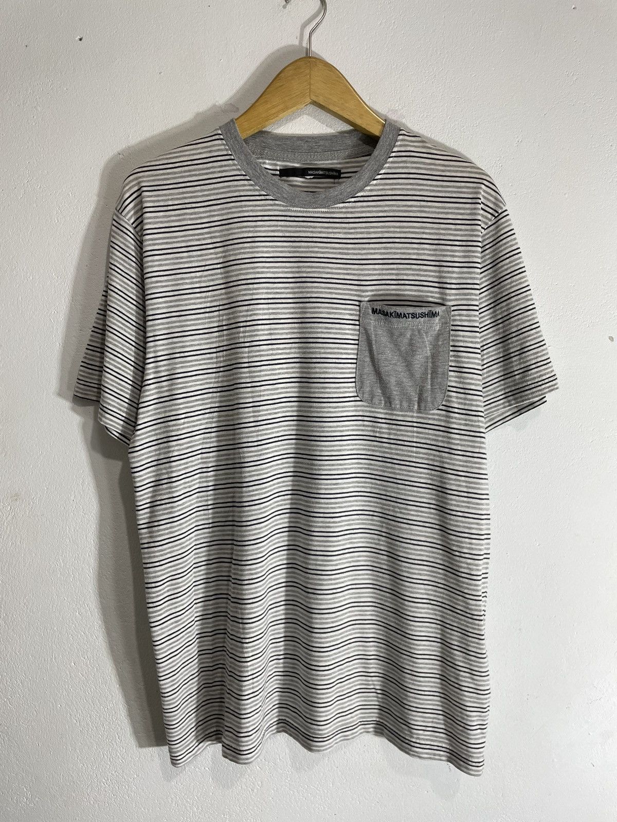Masaki Matsushima Masaki Matsushima Striped Pocket tshirt Size US L / EU 52-54 / 3 - 1 Thumbnail