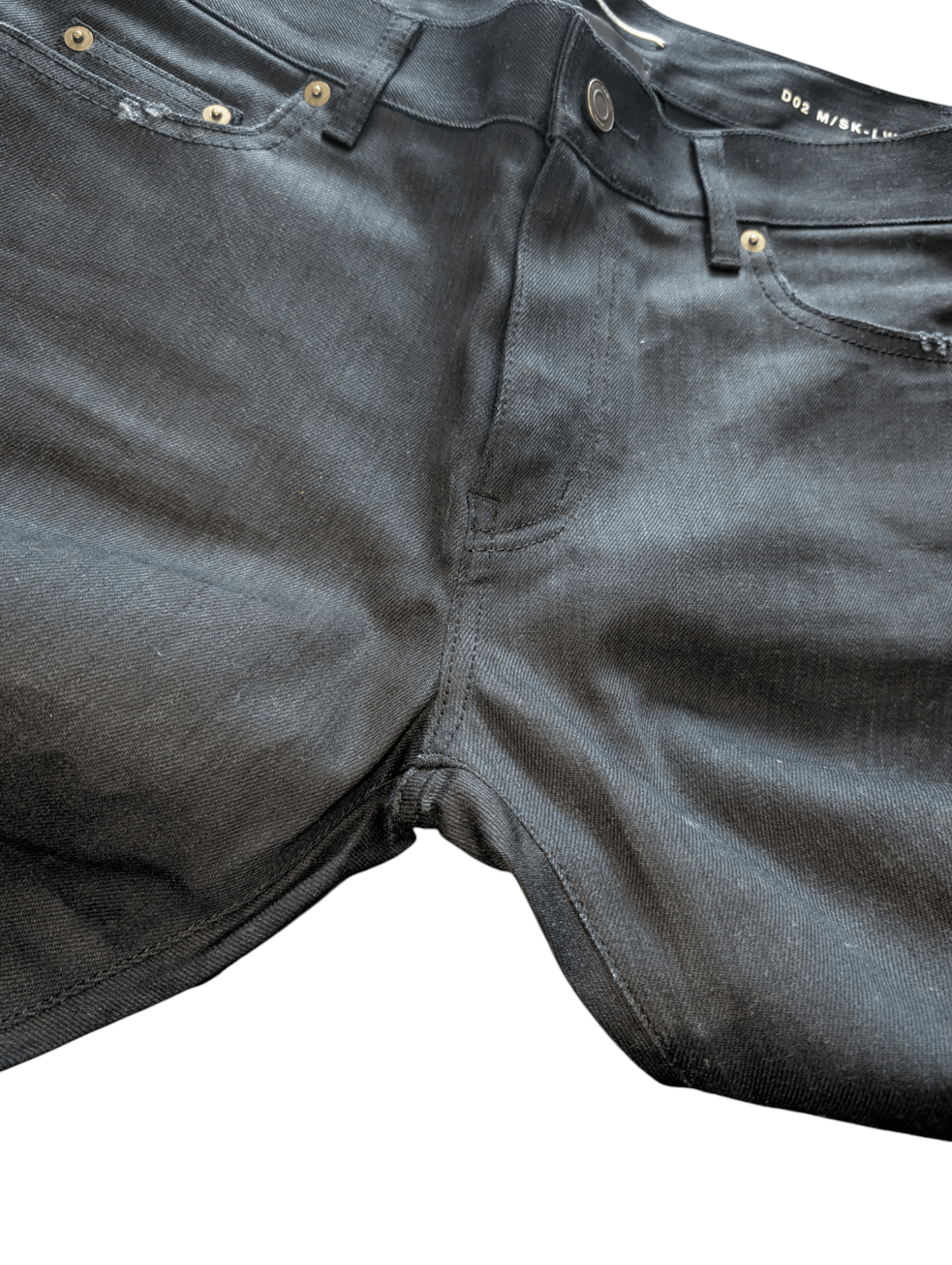 Saint Laurent Paris Saint Laurent SS15 D02 Crash Denim by Hedi Slimane Size US 31 - 4 Thumbnail