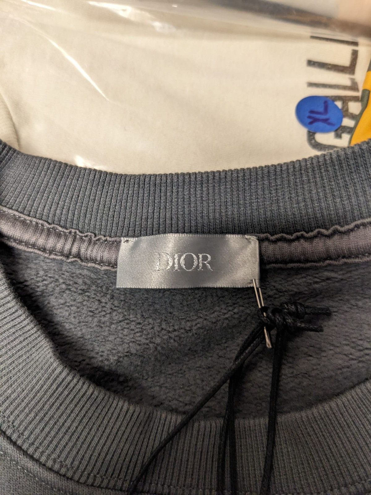Dior CHRISTIAN DIOR X CACTUS JACK OVERSIZED SWEATSHIRT L GREY Size US L / EU 52-54 / 3 - 6 Thumbnail