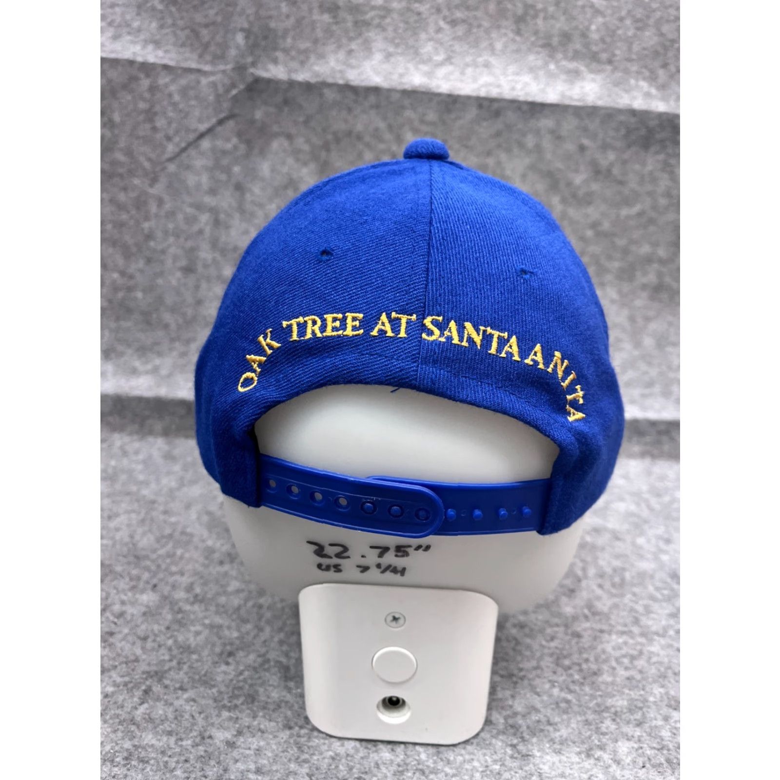 Vintage Blue Cotton Snapback Hat - California Cup Horse Racing - Adjustable One Size - Mens Size ONE SIZE - 6 Thumbnail