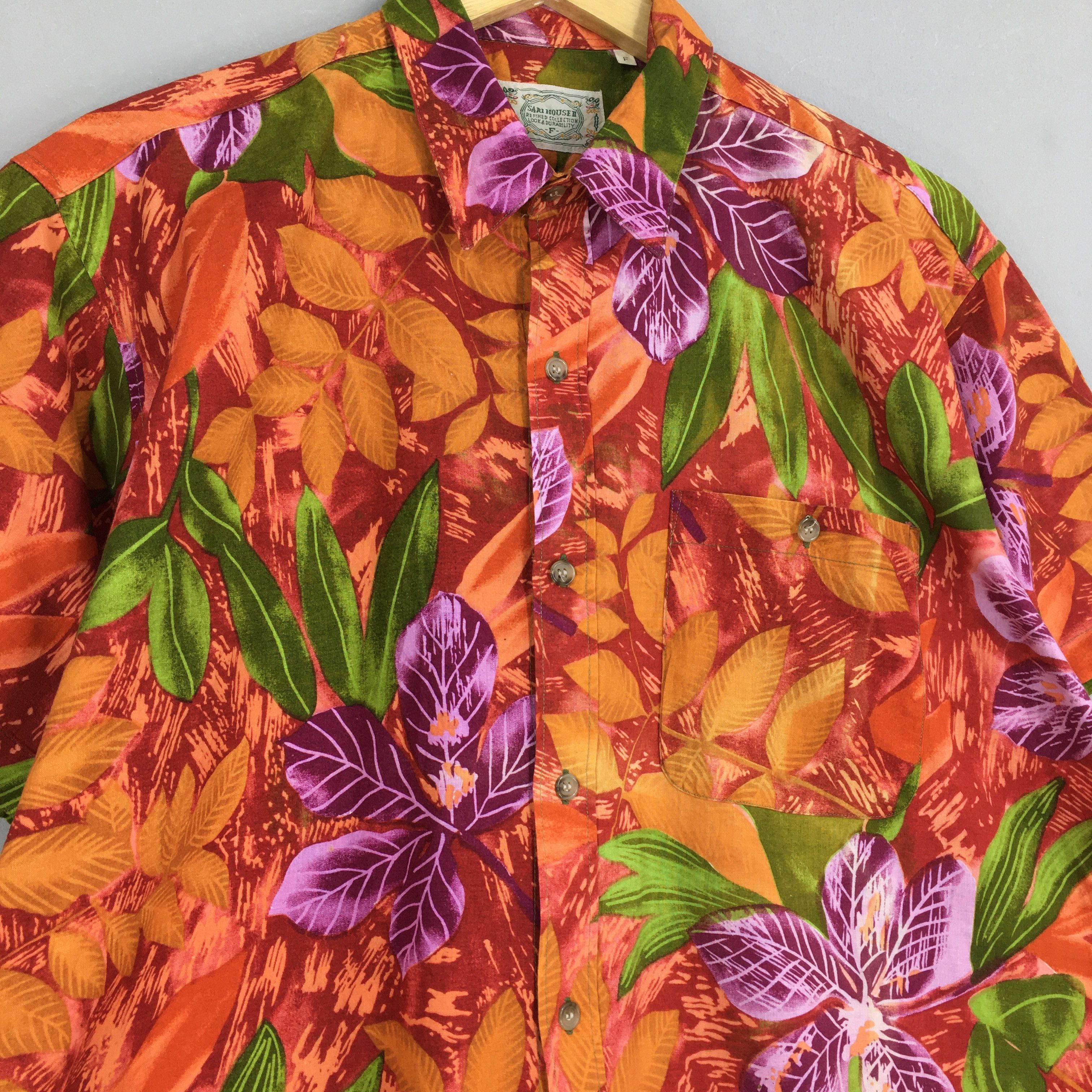 Other Vintage 90s Leaves Hawaii Aloha Shirts Medium Size US M / EU 48-50 / 2 - 3 Thumbnail