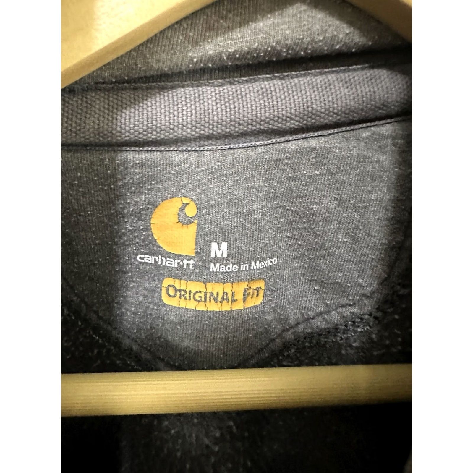 Carhartt VTG Carhartt Gradient Sun Faded Ghost Pocket WIP Work Hoodie Sweatshirt M Shirt? Size US M / EU 48-50 / 2 - 3 Thumbnail