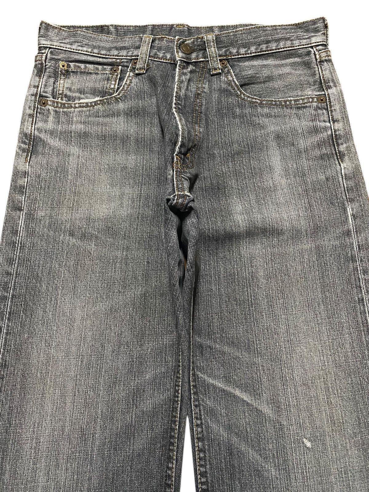 Japanese Brand Vintage Japan Brand Bobson Fade Black Distressed Loose Jeans Size US 32 / EU 48 - 3 Thumbnail