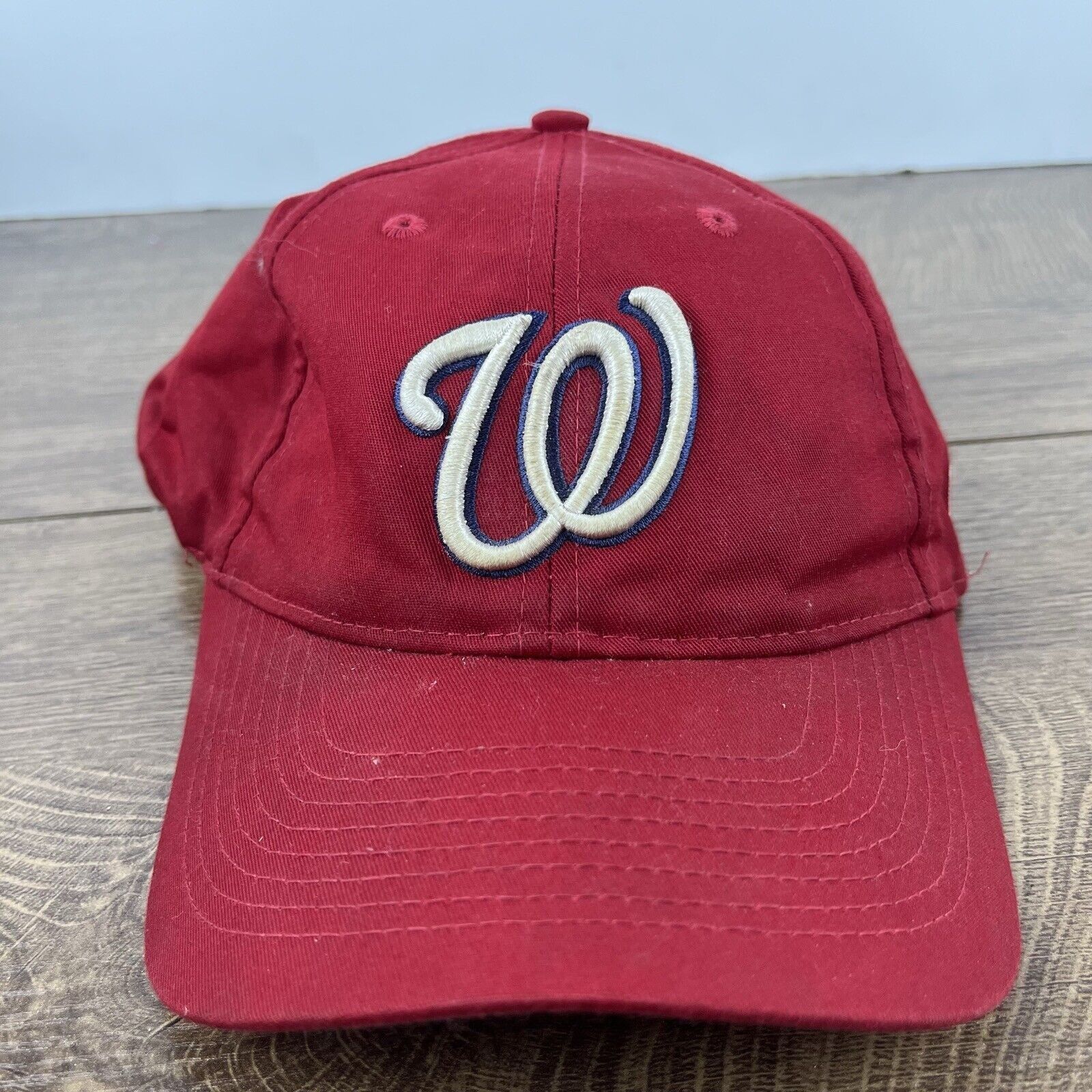Other Washington Nationals MLB Hat Nats Red Cap Adjustable Hat Red Size ONE SIZE - 3 Thumbnail
