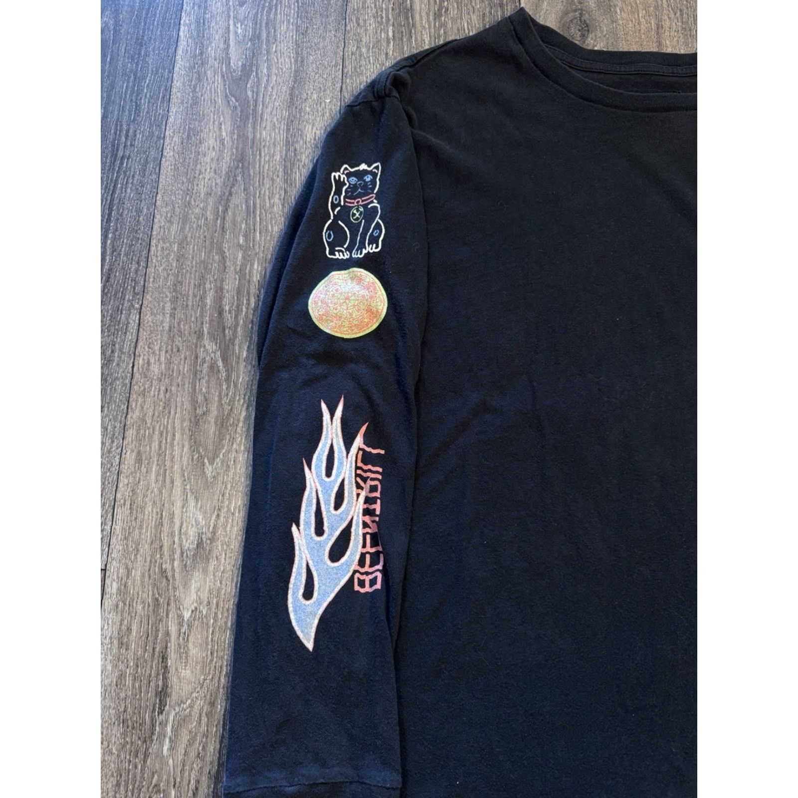 Been Trill BEEN TRILL T-Shirt Long Sleeve Graphic Print Abloh Preson Black XL Mens Size US XL / EU 56 / 4 - 3 Thumbnail