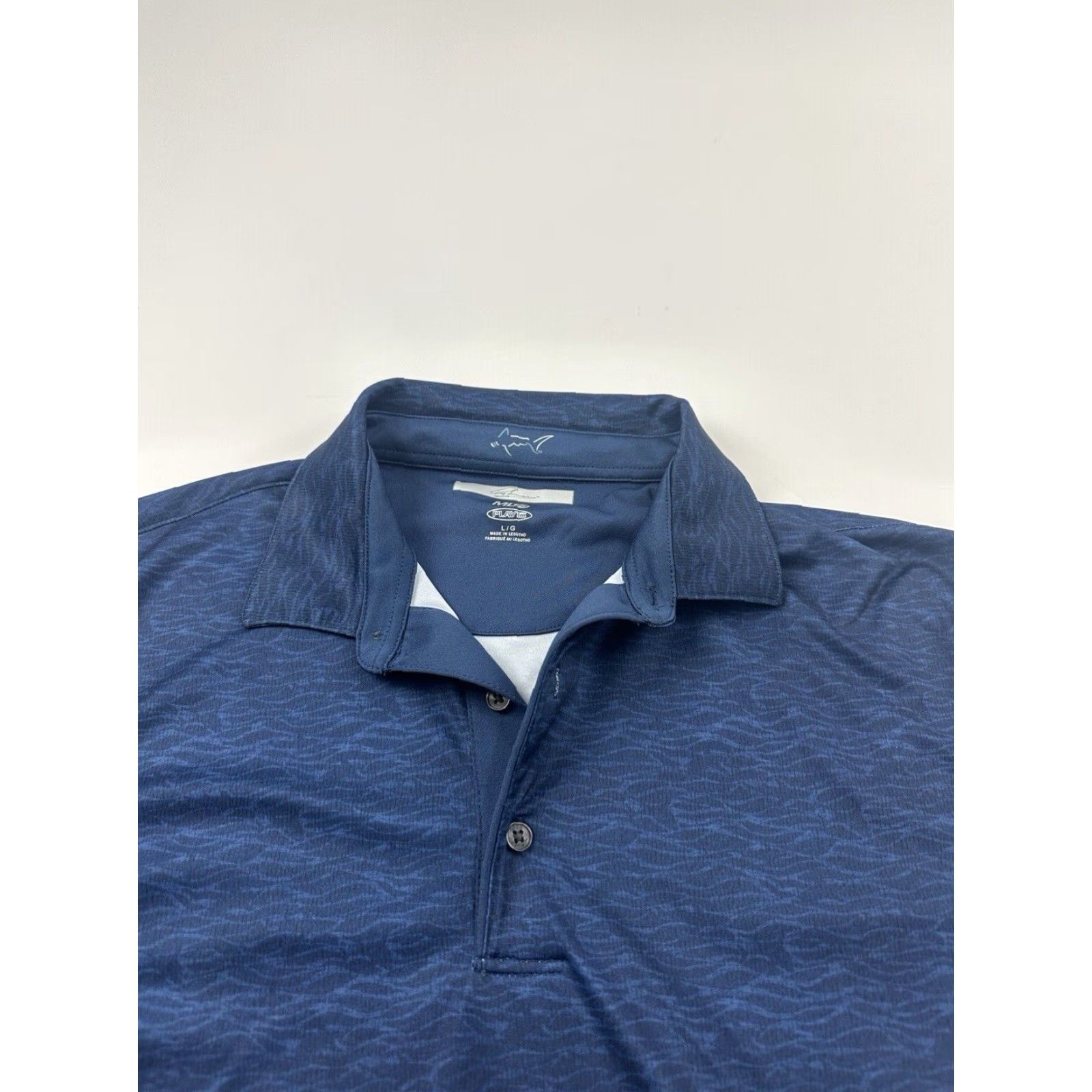 Vintage Greg Norman Shirt Mens Large Blue Short Sleeve Polo Play Dry Golf ML75 Size US L / EU 52-54 / 3 - 2 Thumbnail