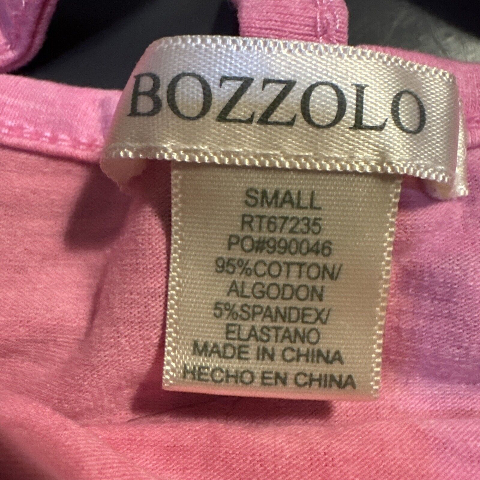 Other Bozzolo Tank Top Strappy Back Panel Pink Size S PILLING BOTT Size S / US 4 / IT 40 - 3 Thumbnail
