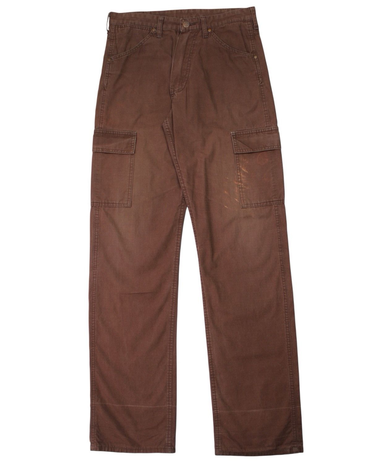 Bape 1990S A BATHING APE BROWN RIPSTOP CARGO PANTS Size US 30 / EU 46 - 1 Thumbnail