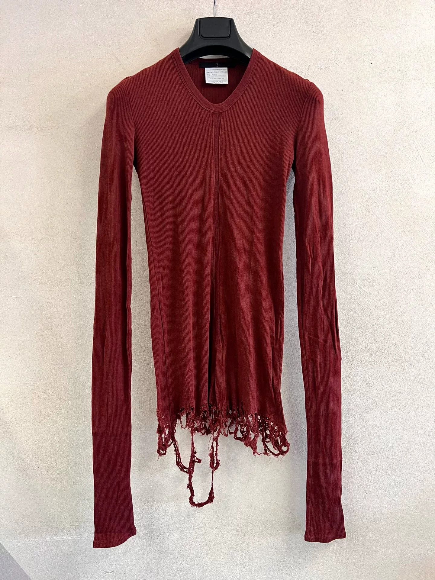 Julius Julius 7 Red Fringe Tank Top Size XS / US 0-2 / IT 36-38 - 1 Thumbnail