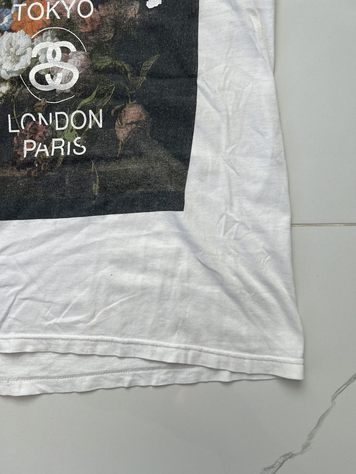 Other STUSSY FLORA INTERNATIONAL BIG LOGO Y2K TEE Size US S / EU 44-46 / 1 - 5 Thumbnail