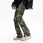VIBE Camouflage Baggy Cargo Flare Pants Size US 32 / EU 48 - 3 Thumbnail