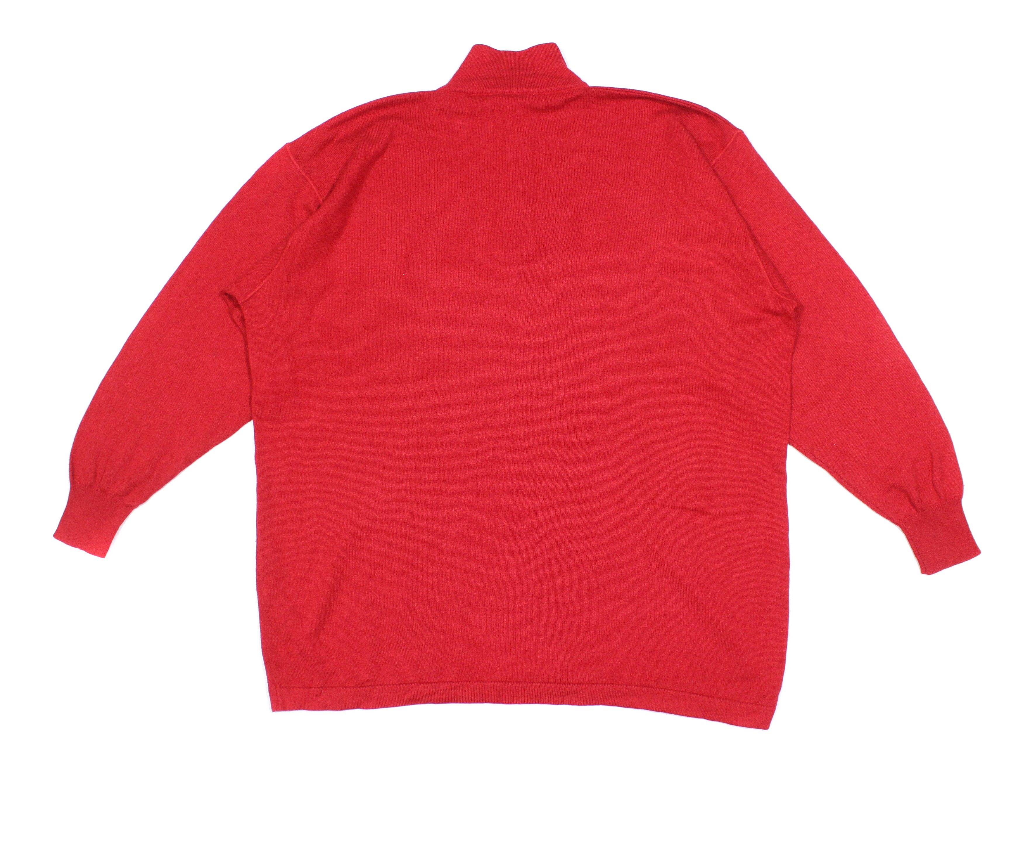 Brunello Cucinelli 90S Cashmere Silk Long Sweater Vintage Size L / US 10 / IT 46 - 3 Thumbnail