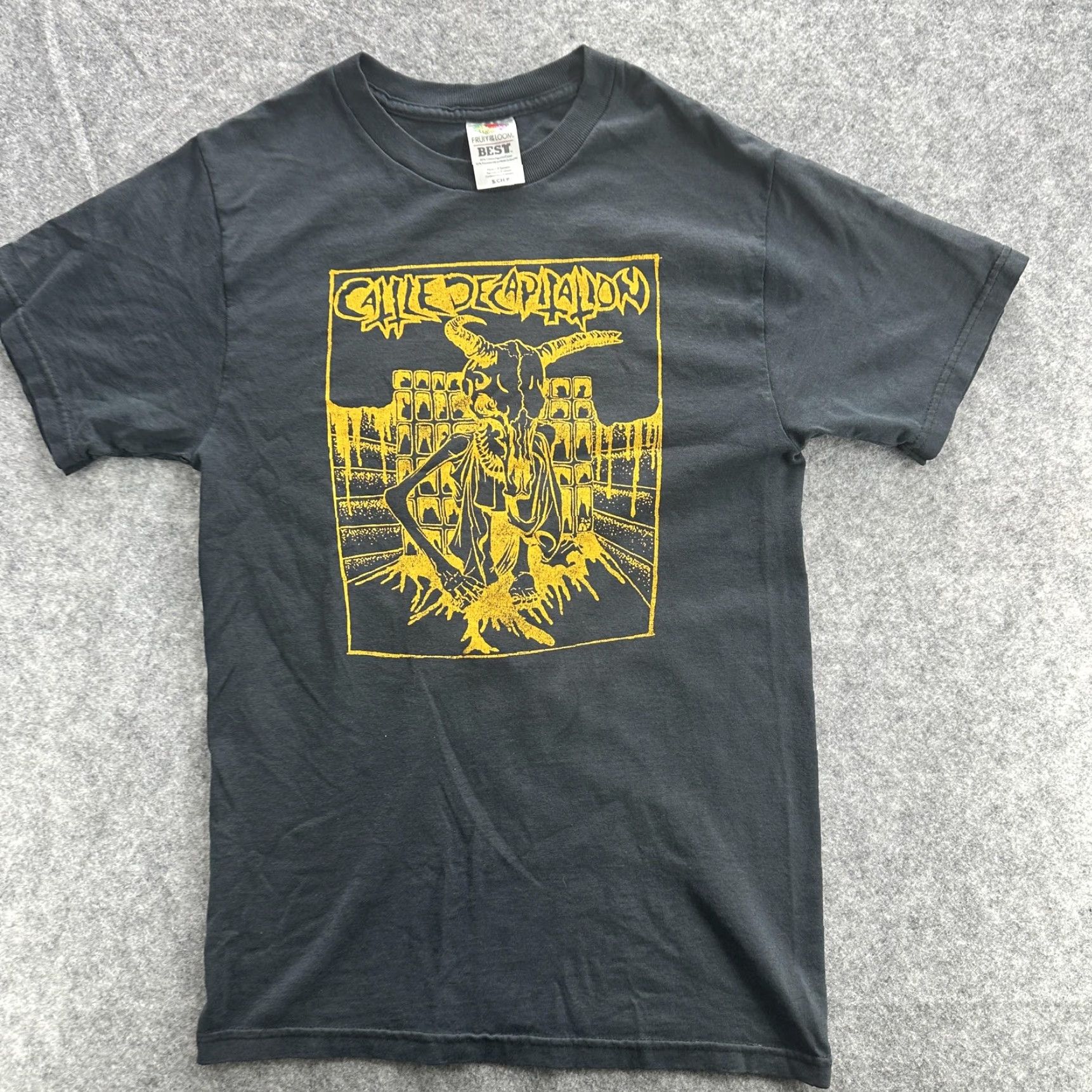 Fruit Of The Loom VINTAGE Cattle Decapitation Shirt Mens S Black Graphic Tee 2000s Size US S / EU 44-46 / 1 - 2 Thumbnail