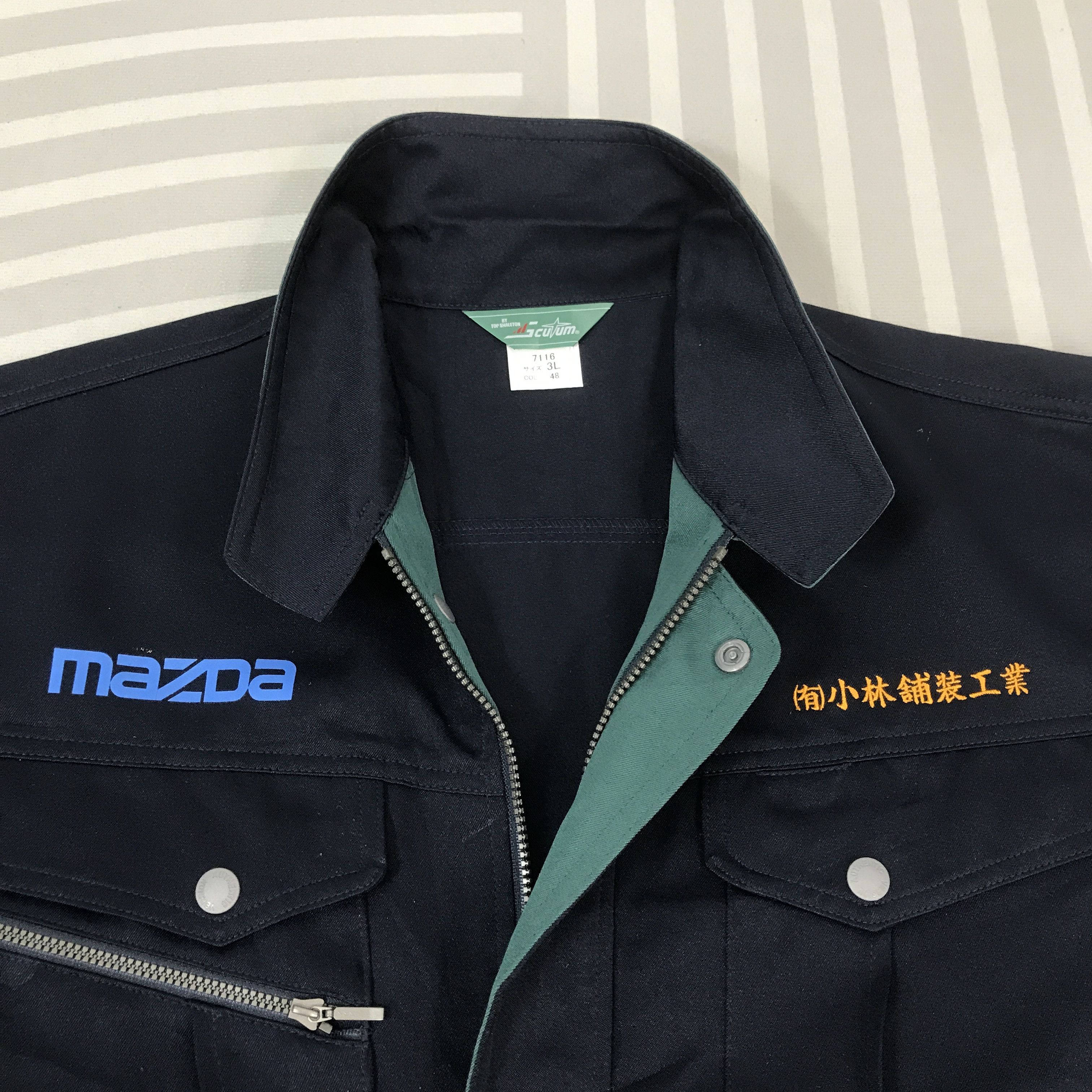 Japanese Brand Vintage Mazda Jacket japan uniform custom Jacket K61B20 Size US L / EU 52-54 / 3 - 8 Thumbnail