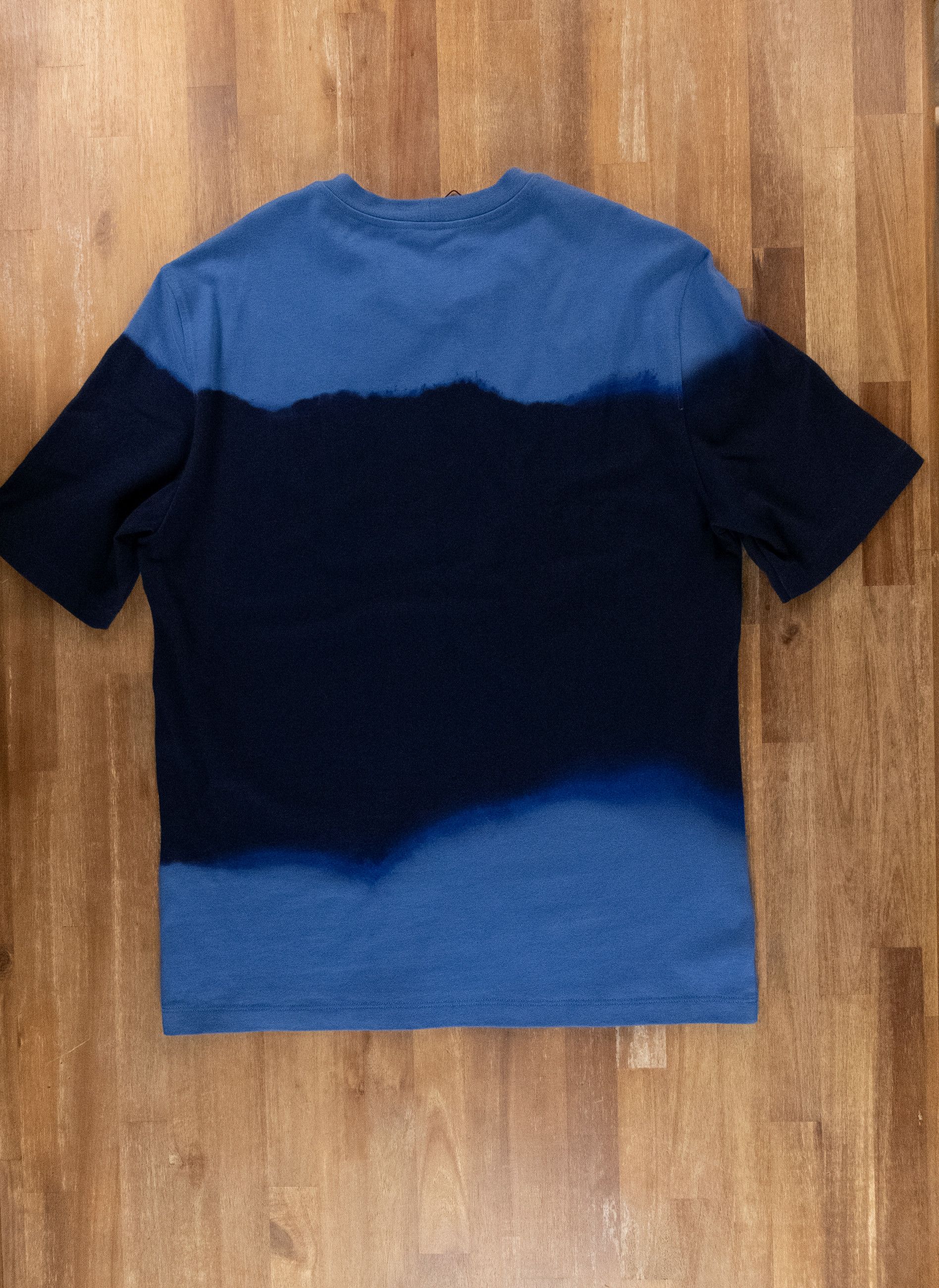Salvatore Ferragamo SALVATORE FERRAGAMO blue navy colorblock t-shirt Medium Size US M / EU 48-50 / 2 - 9 Thumbnail