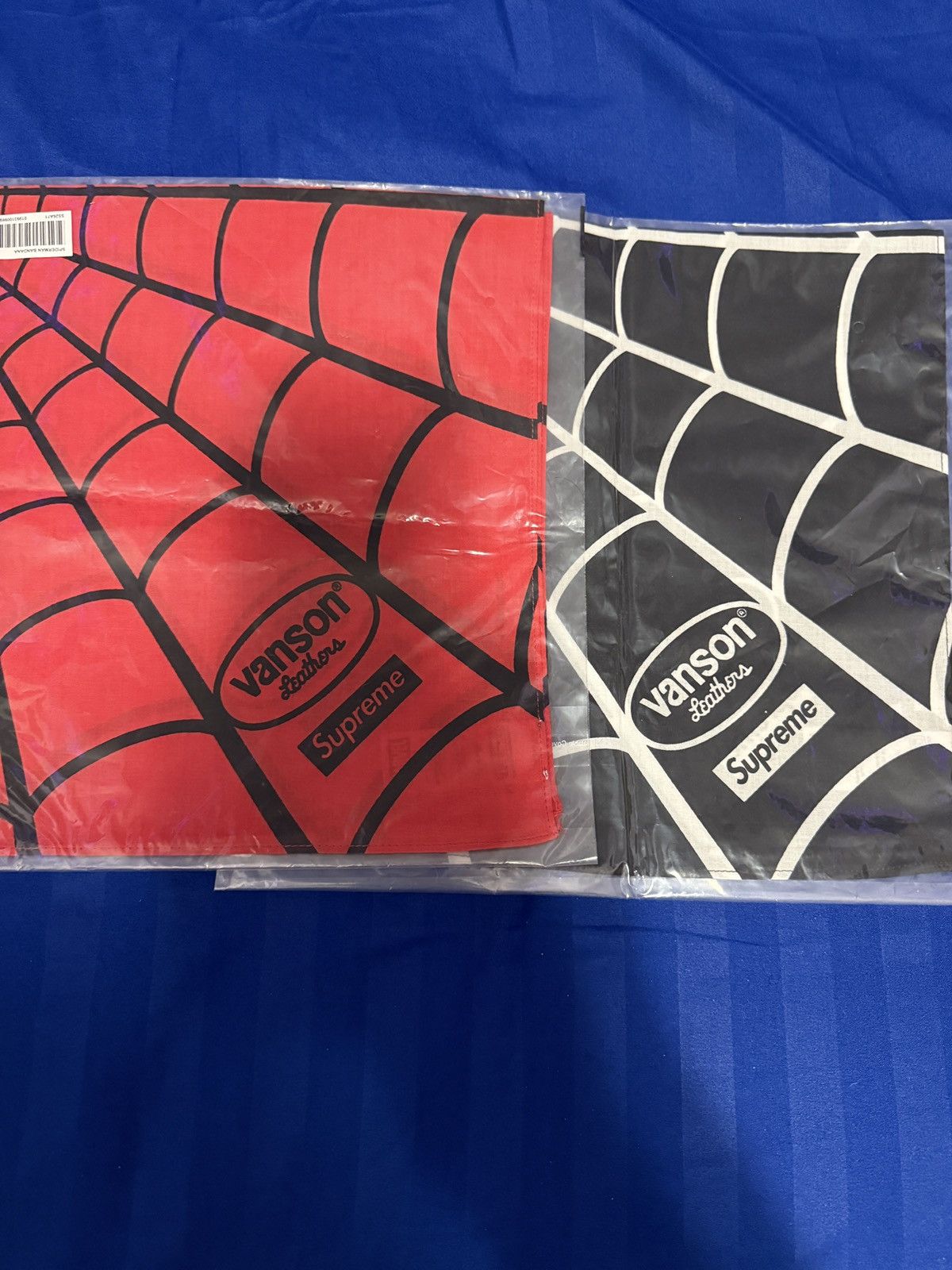 Supreme × Vanson Leathers Spider-Man x Vanson x Supreme Web Print 