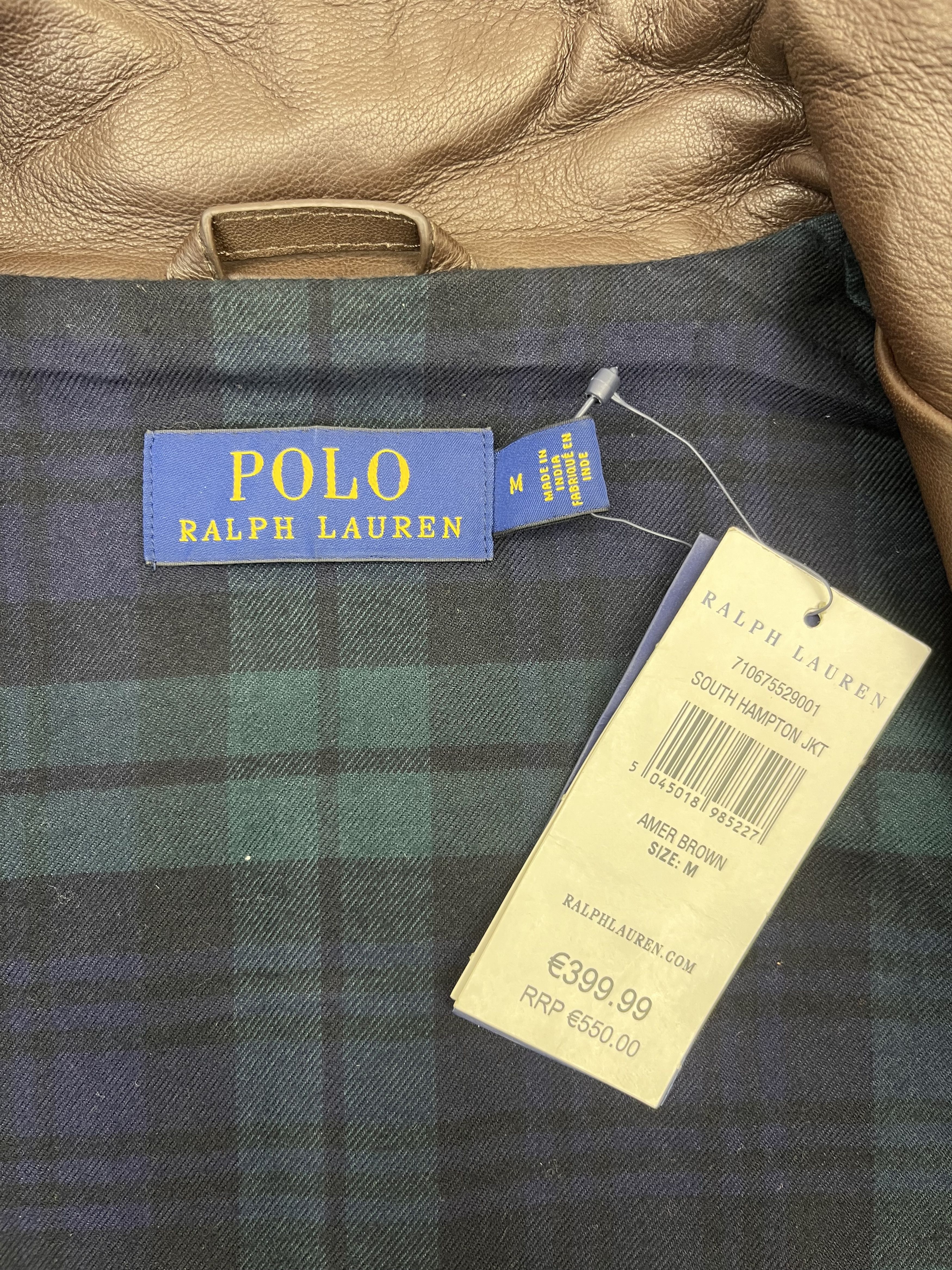 Polo Ralph Lauren Polo Ralph Lauren South Hampton Lamb Leather Biker Jacket Size US M / EU 48-50 / 2 - 7 Thumbnail