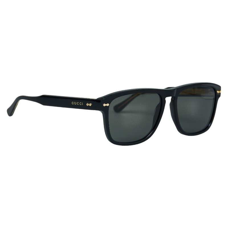Gucci Gucci Gucci Wellington Sunglasses GG0911S Black Gold Plastic Sunglasses GG0911S Size ONE SIZE - 1 Thumbnail