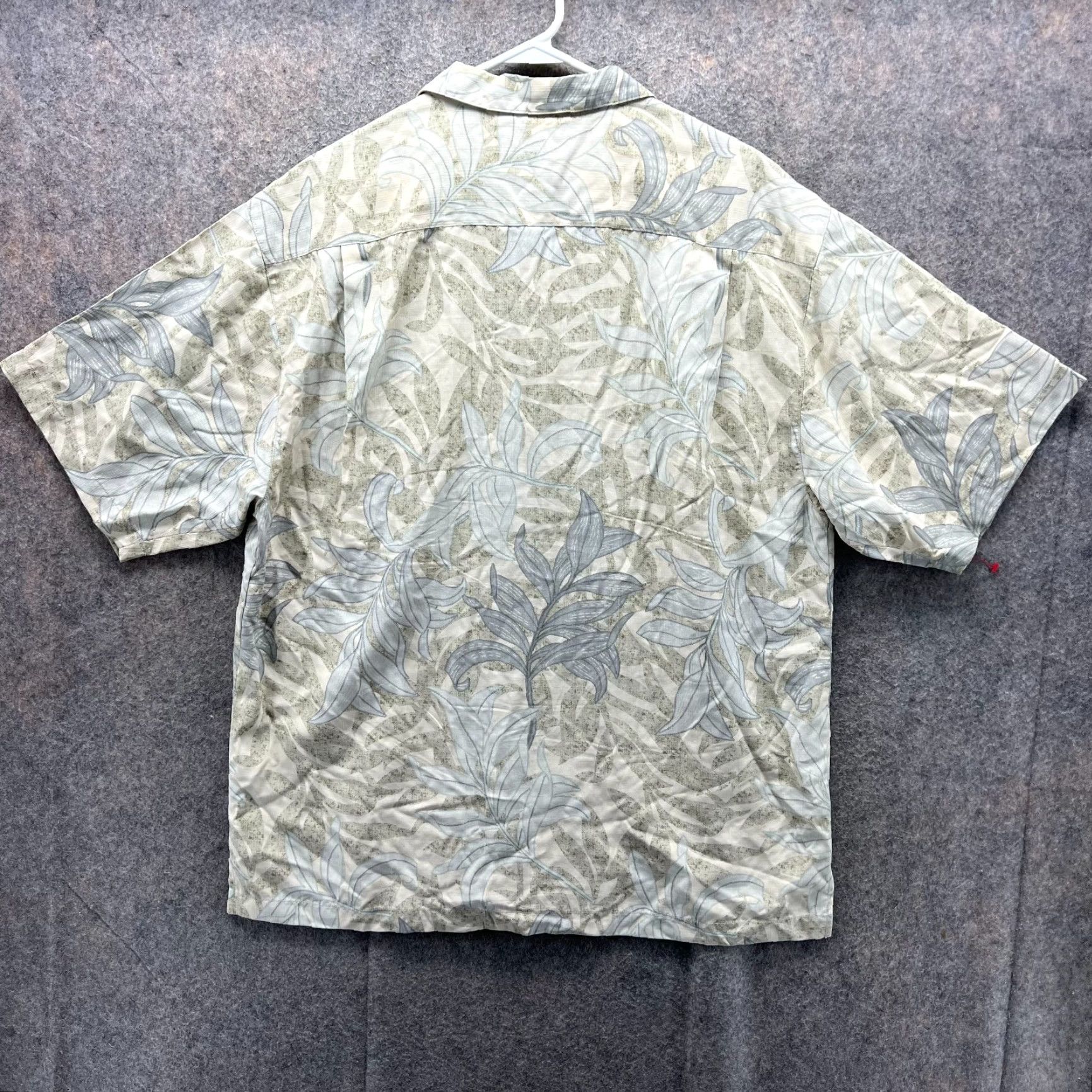 Tommy Bahama VINTAGE Tommy Bahama Shirt Men Large Beige Button-Down Silk Floral Hawaiian Tropic Ivory Size US L / EU 52-54 / 3 - 2 Thumbnail