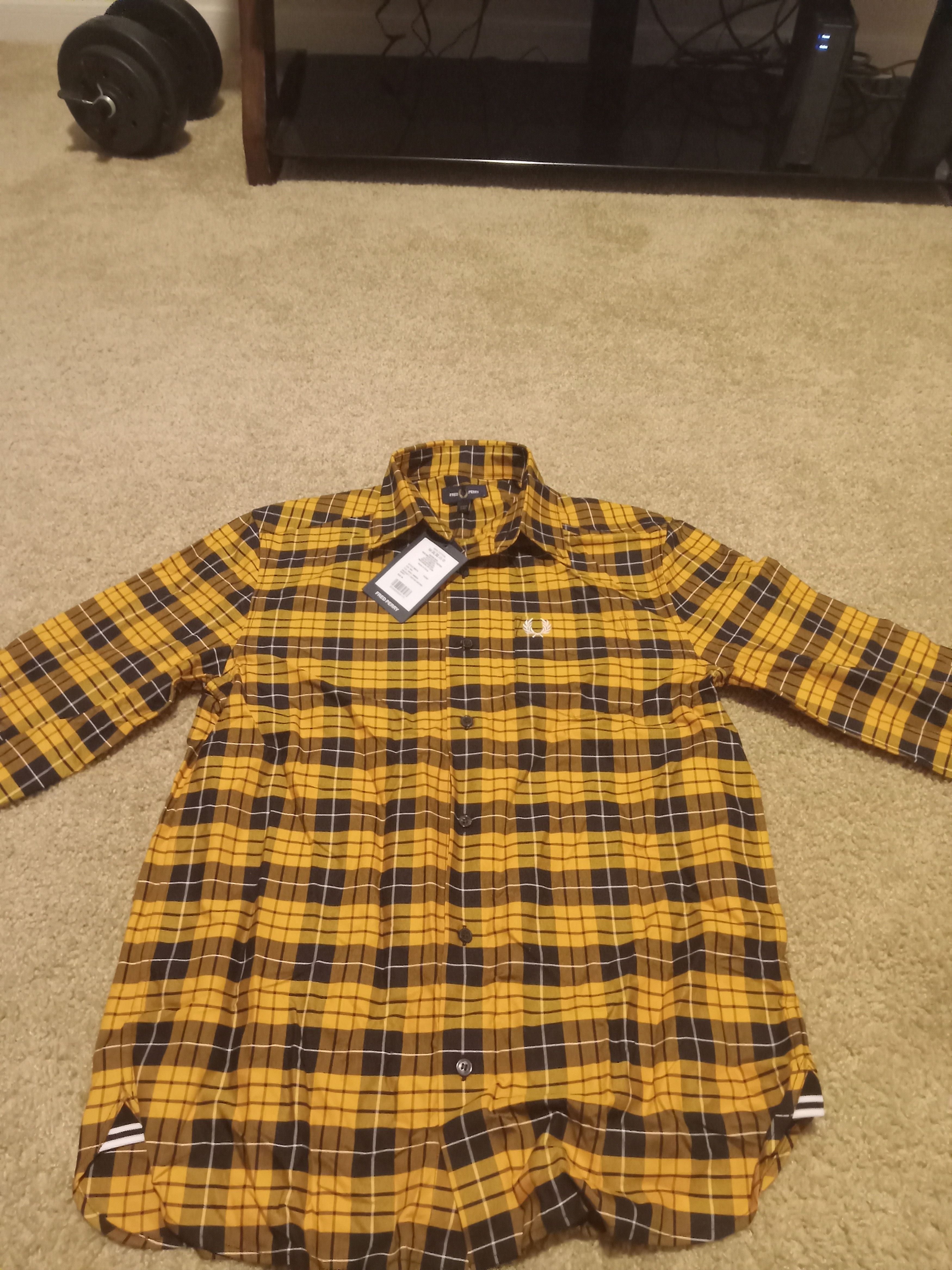Fred Perry Tartan Oxford Shirt Size US M / EU 48-50 / 2 - 1 Thumbnail
