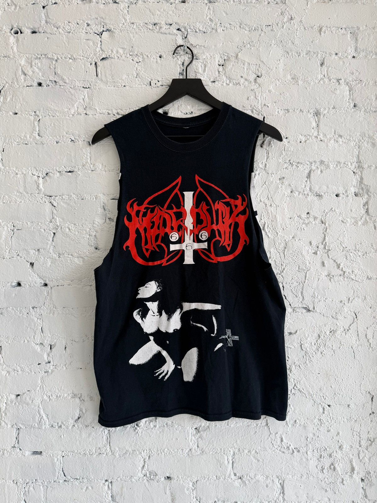 Vintage 2006 MARDUK ‘FUCK ME JESUS’ CUTOFF Size US L / EU 52-54 / 3 - 1 Thumbnail