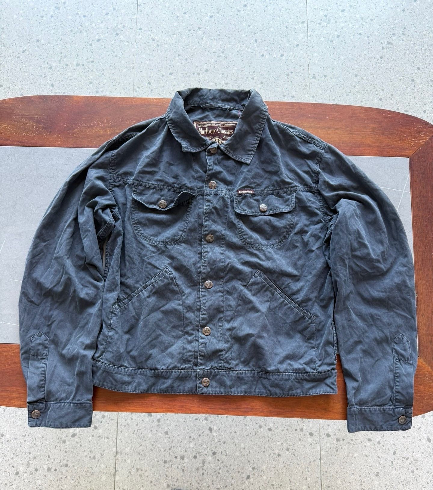 Marlboro Classics Marlboro Classics Vintage Canvas Jacket Size US XXL / EU 58 / 5 - 1 Thumbnail