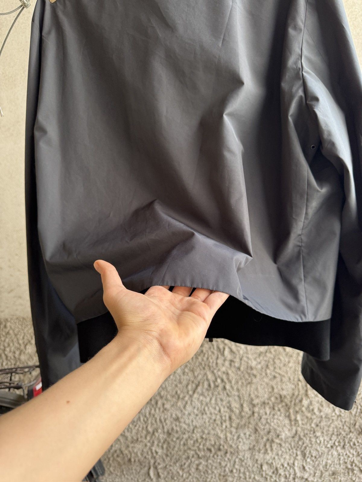 Jil Sander Jil Sander Double Layered Black Nylon Moto J Size US M / EU 48-50 / 2 - 12 Thumbnail