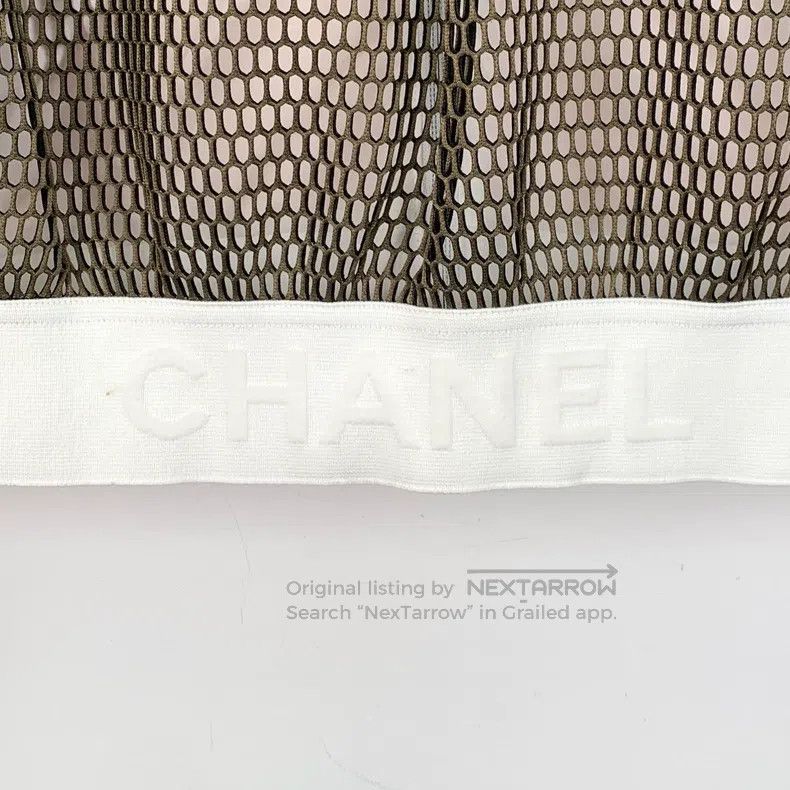 Chanel Chanel Light pink mesh stitching design hooded zipper long Size XS / US 0-2 / IT 36-38 - 5 Thumbnail