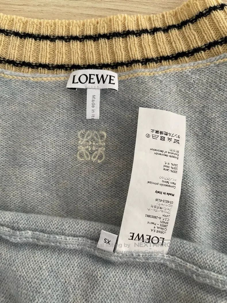 Loewe Loewe Magazine-style blue long knit skirt Size XS / US 0-2 / IT 36-38 - 3 Thumbnail
