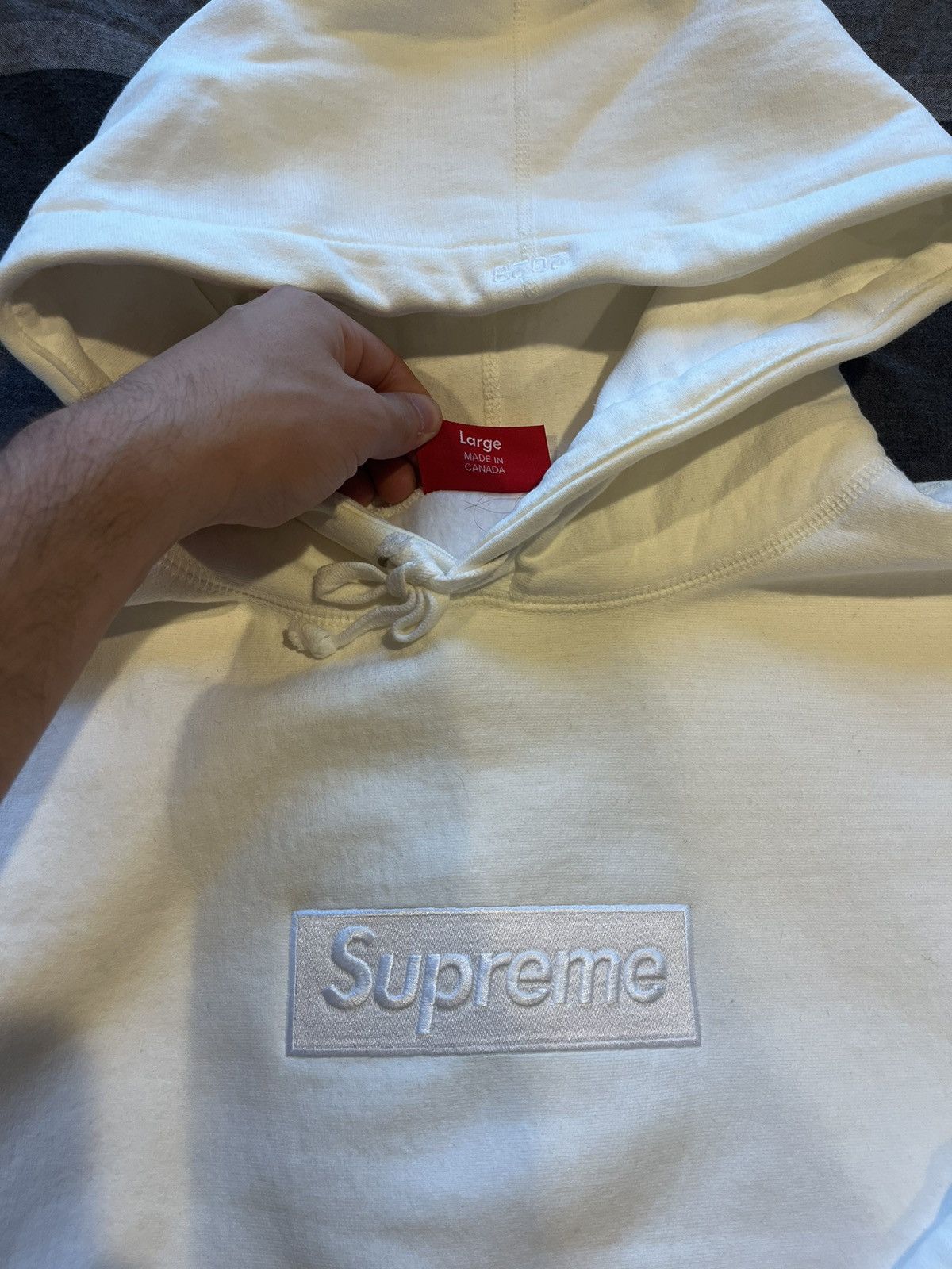 Supreme Supreme Box Logo Hooded Sweatshirt (FW 23) Size US L / EU 52-54 / 3 - 3 Thumbnail