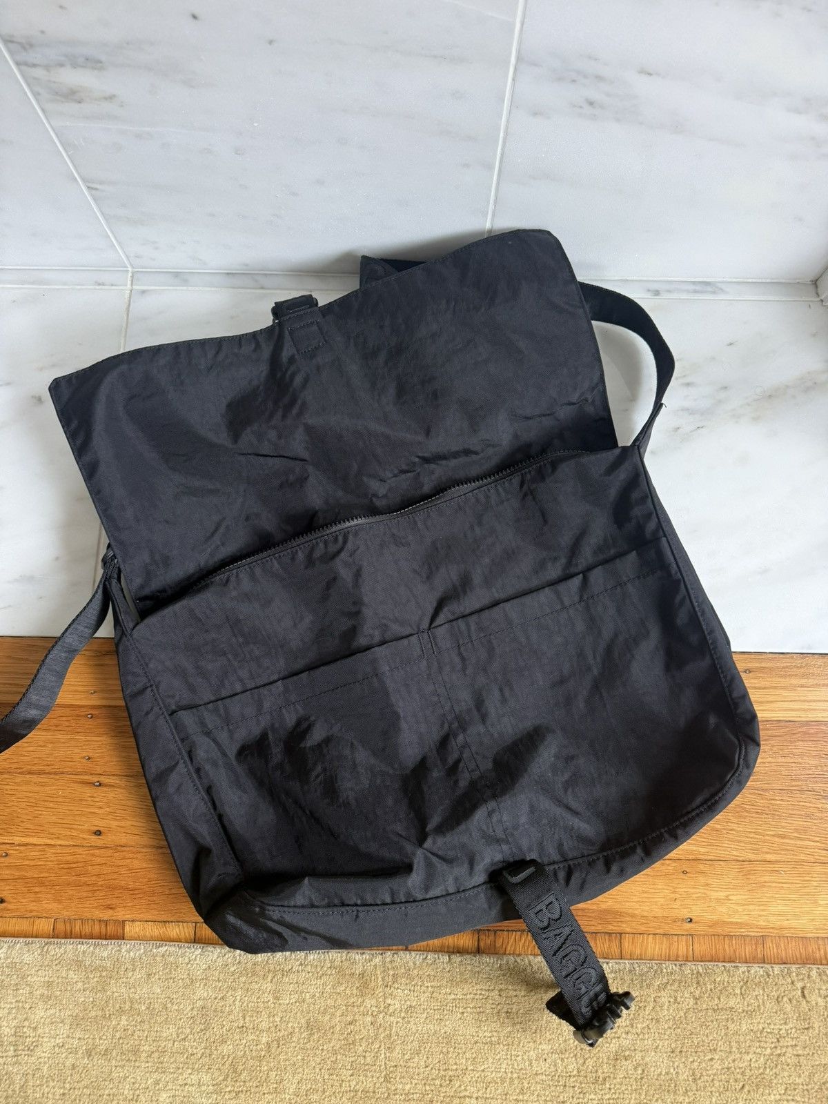 Baggu Black Nylon Baggu messenger bag Size ONE SIZE - 3 Thumbnail