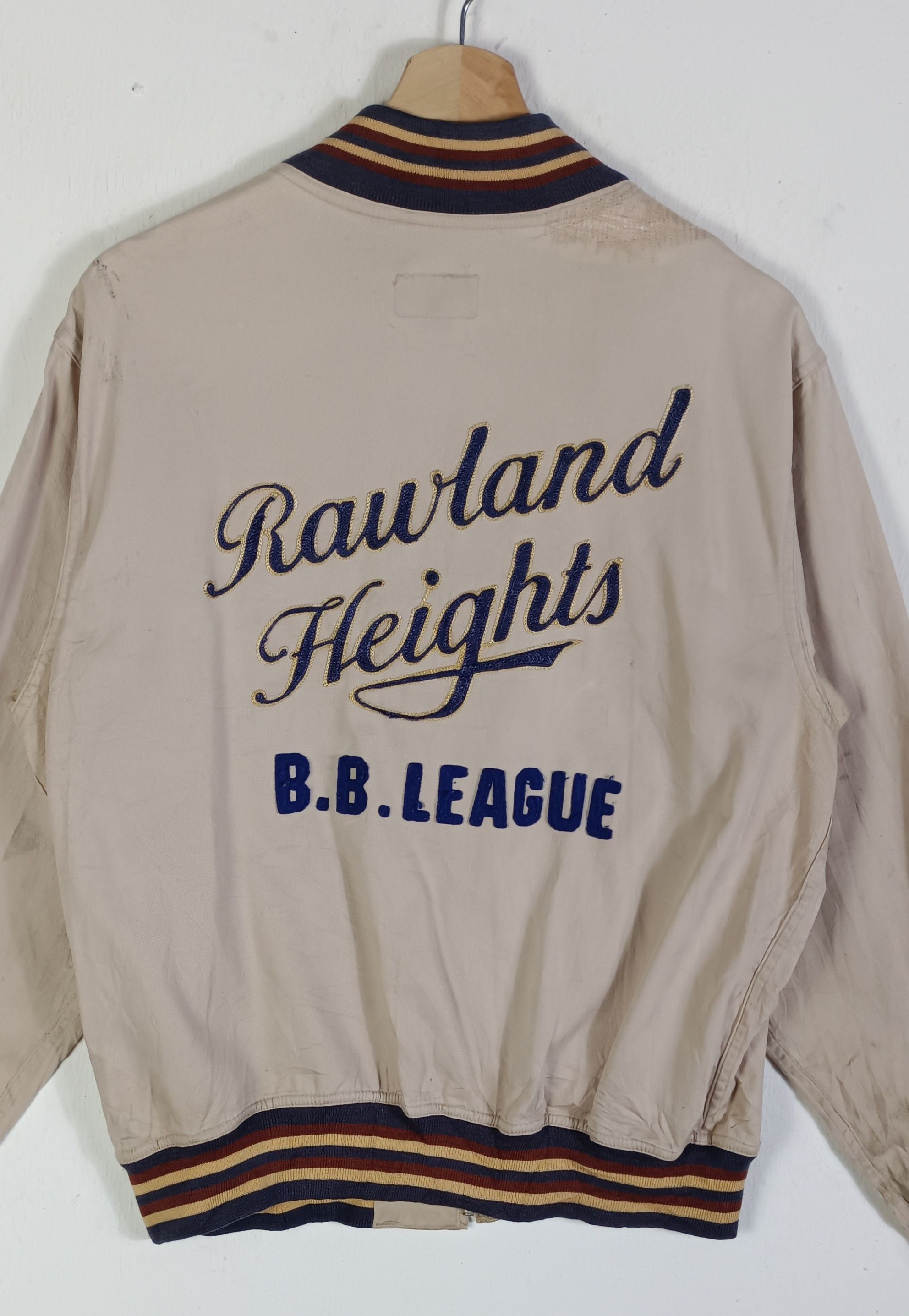 Vintage Vintage💥Sugar Cane Varsity Jacket By Toyo Enterprise Size US L / EU 52-54 / 3 - 11 Thumbnail