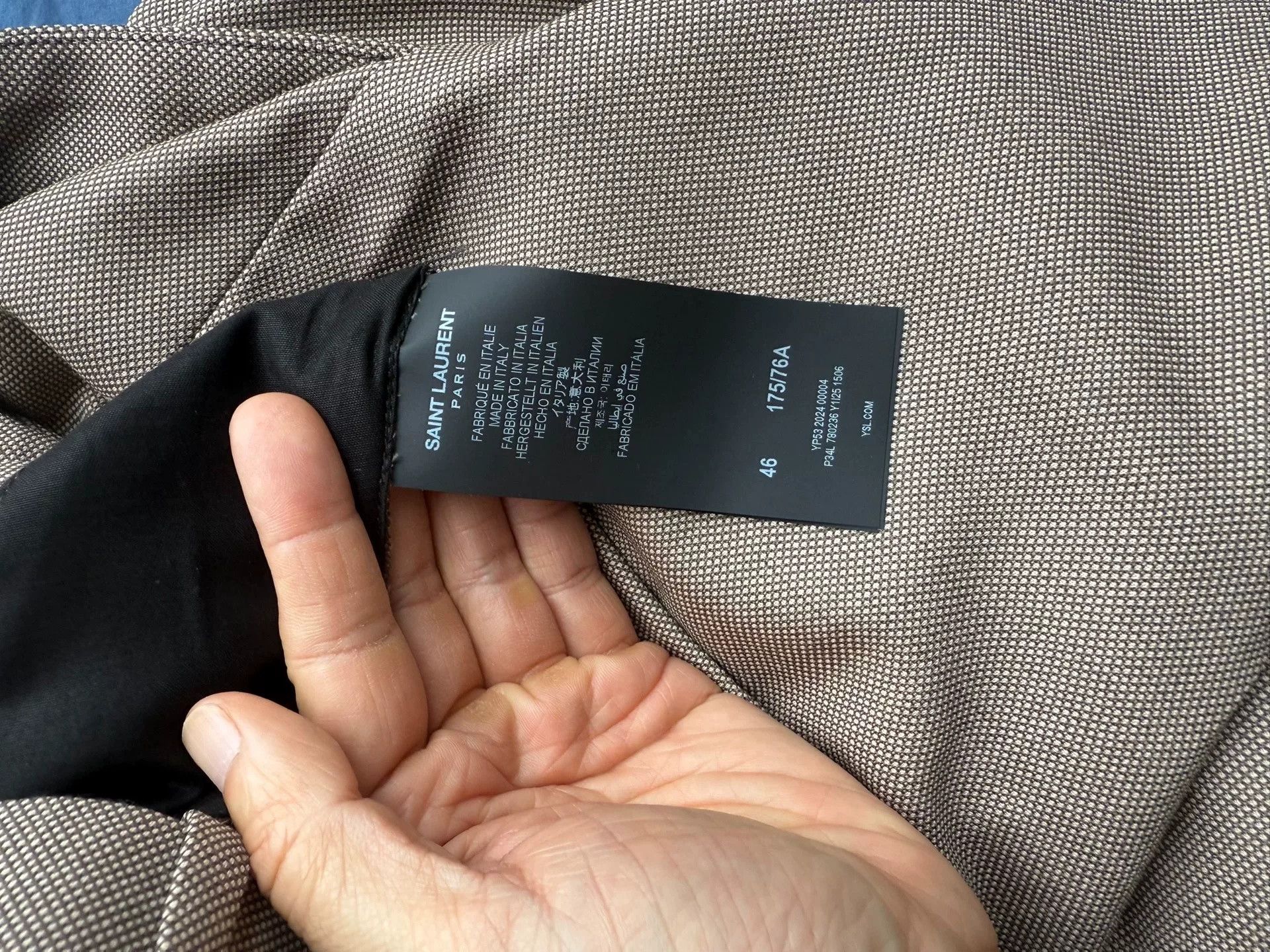 Saint Laurent Paris Saint Laurent SLP Classic High Shoulder Suit Size US S / EU 44-46 / 1 - 9 Thumbnail