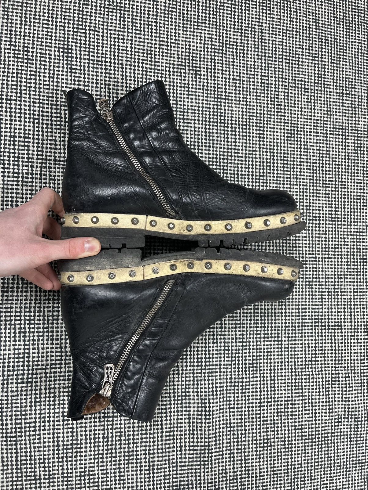 A.S.98 A.S. 98 studded Chelsea chunky boots avant garde Size US 8 / IT 38 - 9 Thumbnail