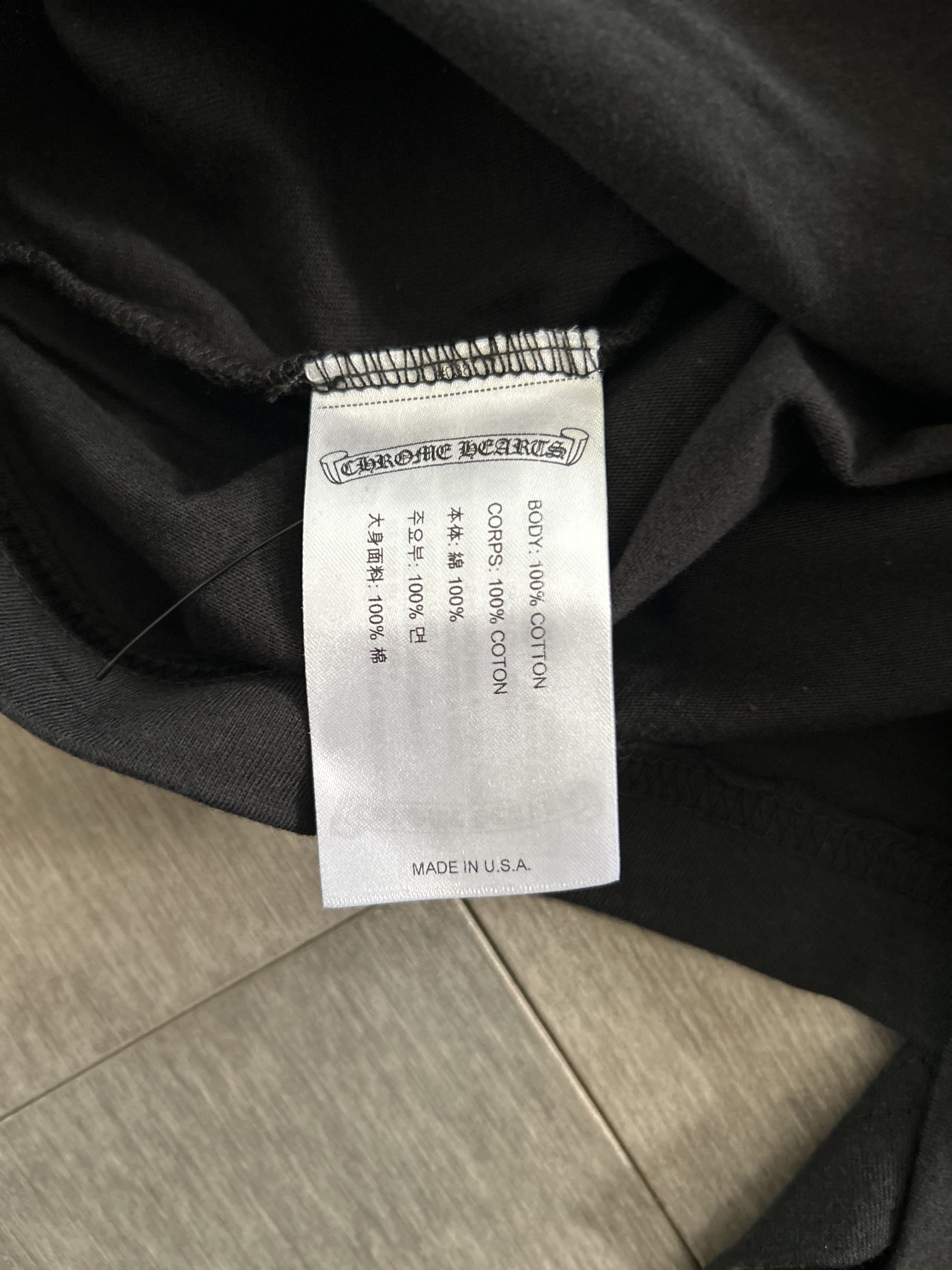 Chrome Hearts Chrome Hearts Neck Logo Pocket LS Tee Size US M / EU 48-50 / 2 - 3 Thumbnail