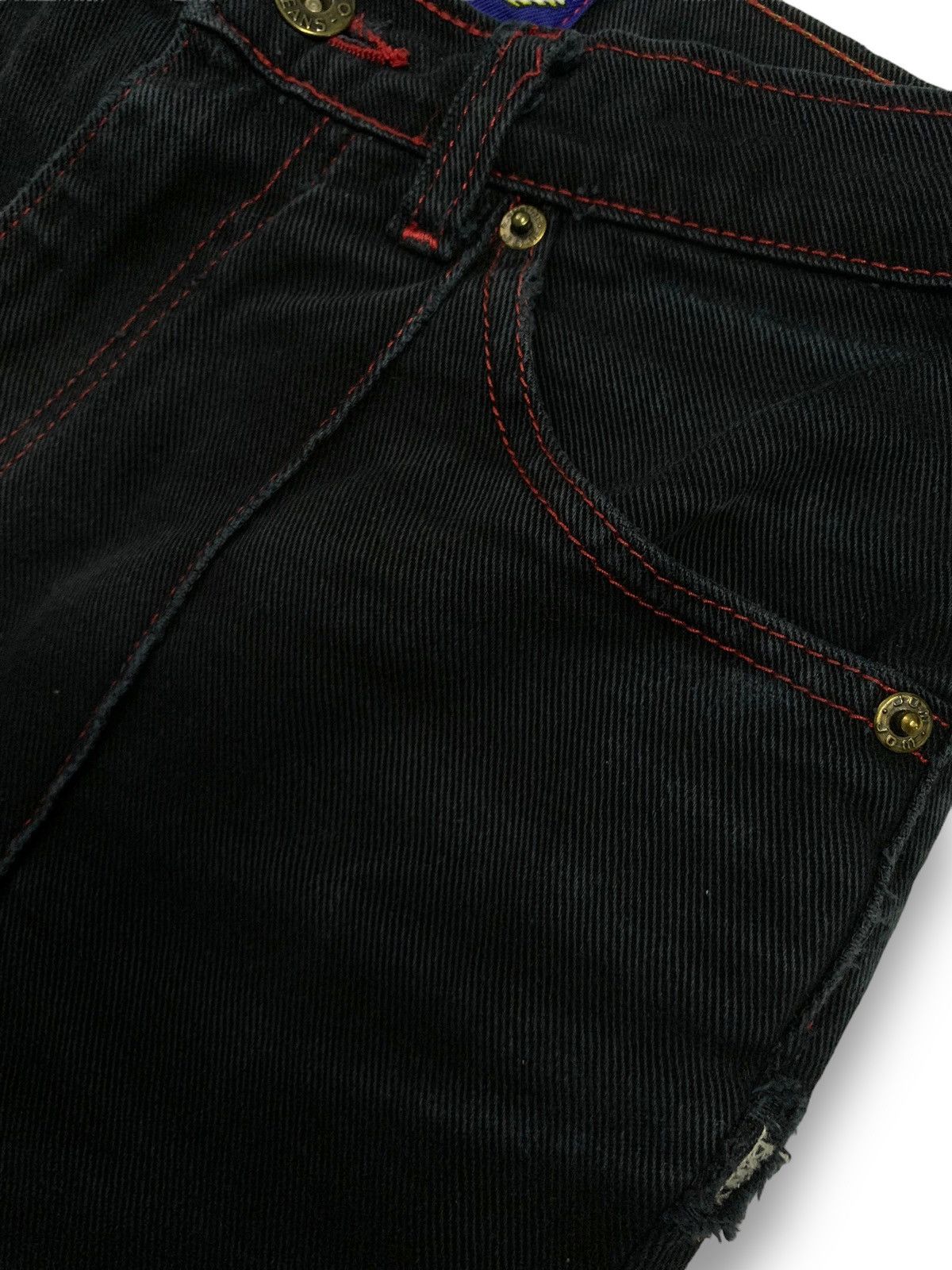 Hysteric Glamour Vintage Jom Jean-0I Black Baggy Wide Leg Flare Jeans Size 27" / US 4 / IT 40 - 11 Thumbnail