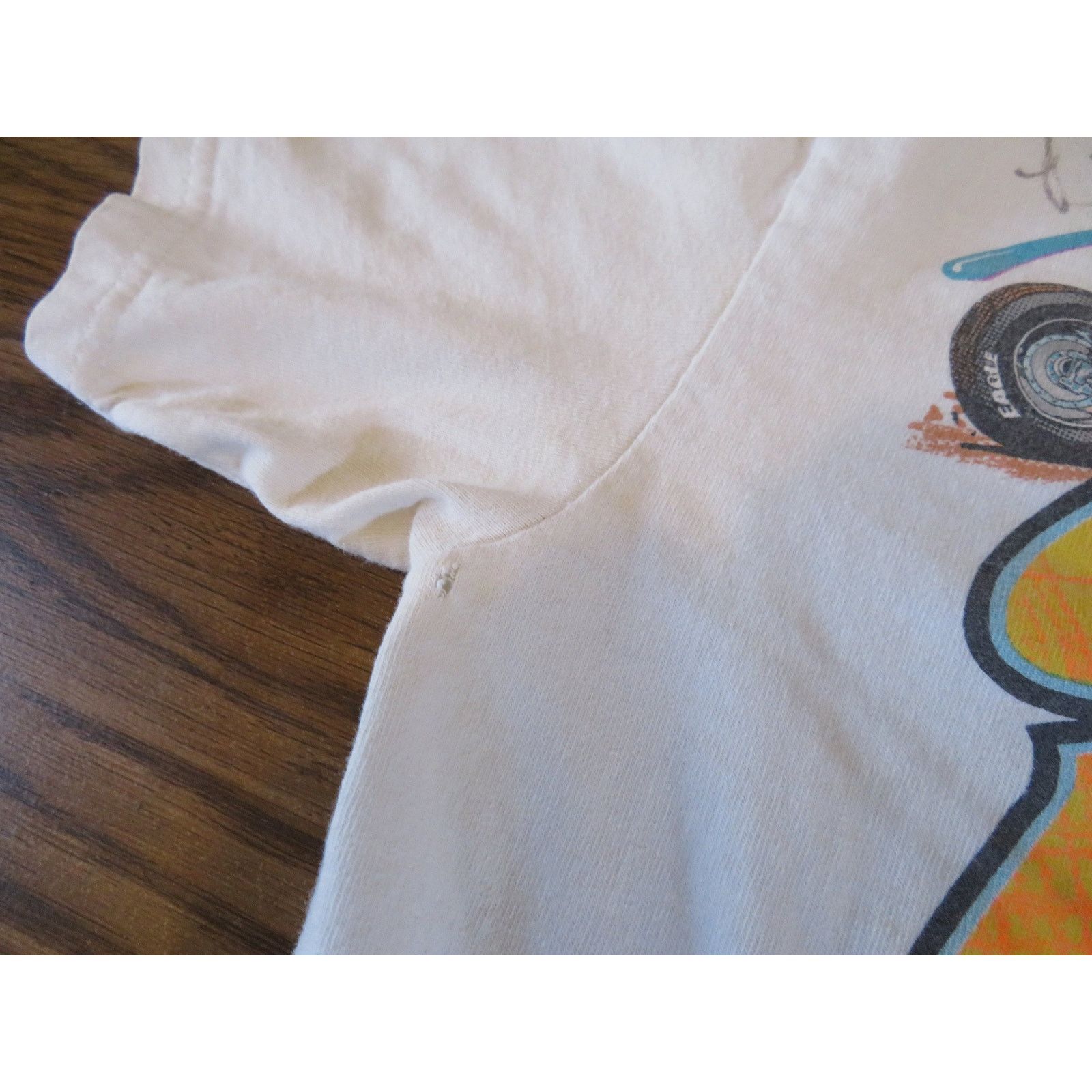 Other Vintage 80s Brad Doty Racing Cropped T-Shirt (Size M-L) Size US M / EU 48-50 / 2 - 6 Thumbnail