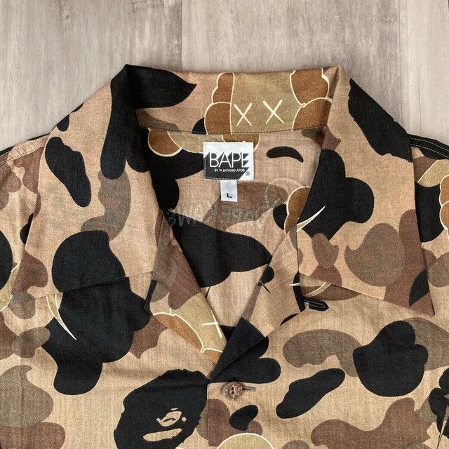 Bape × Kaws BAPE × Kaws Bendy 1st Camo Aloha Shirt a bathing ape NIGO Size US L / EU 52-54 / 3 - 6 Thumbnail