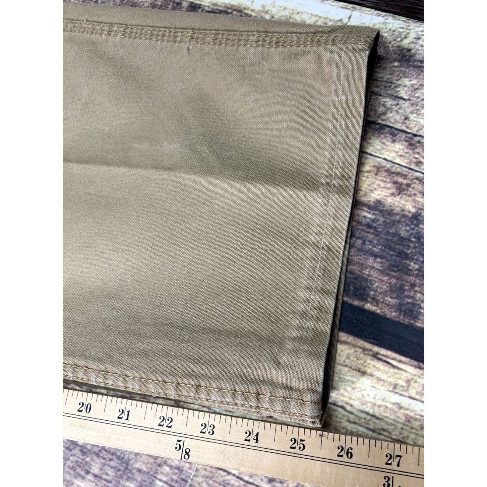 Vintage C.E. Schmidt Workwear Men's 42x30 Carpenter Canvas Light Brown Work Pants Size US 42 / EU 58 - 3 Thumbnail