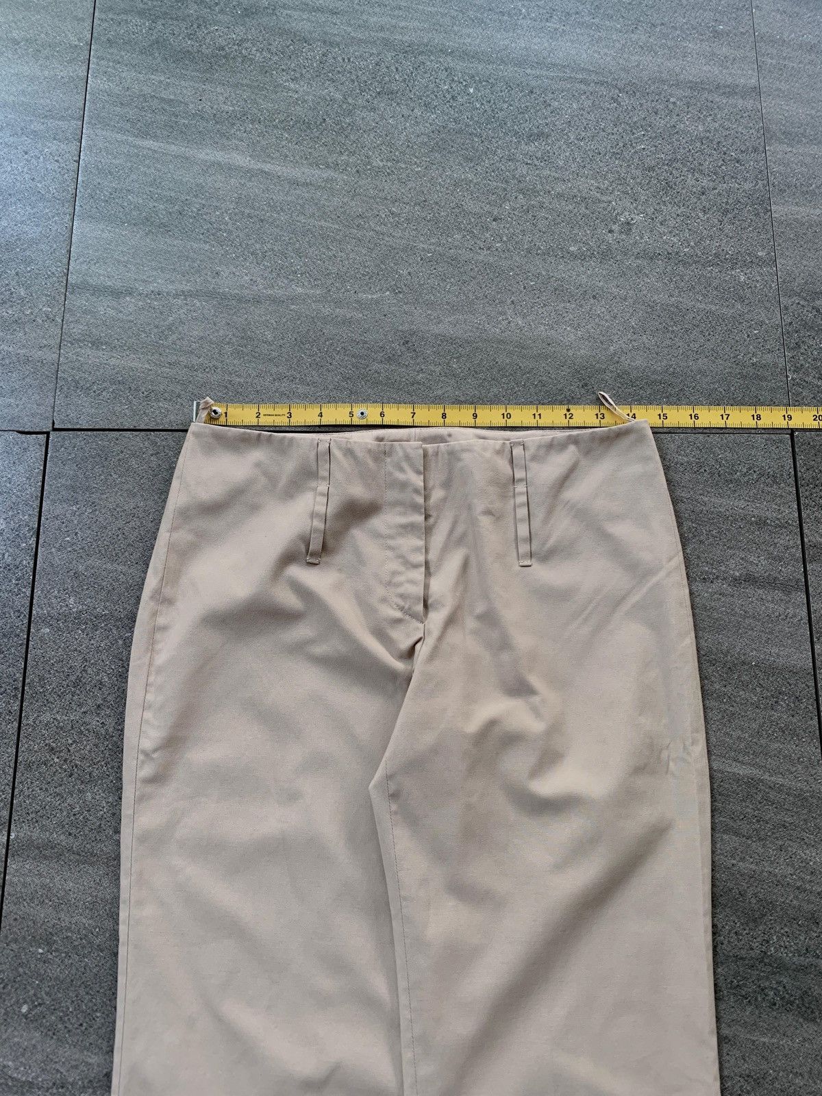 Prada FREE TAX! 2000s Slim Flared Trousers Size US 28 / EU 44 - 13 Thumbnail