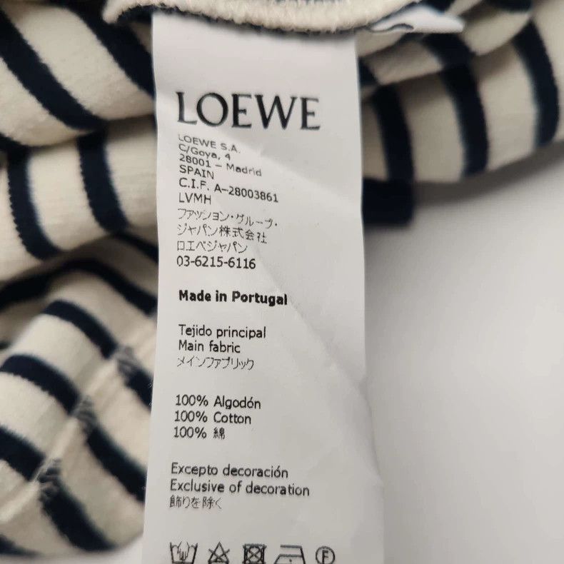 Loewe LOEWE A long-sleeved black and white striped shirt, Size XS / US 0-2 / IT 36-38 - 6 Thumbnail