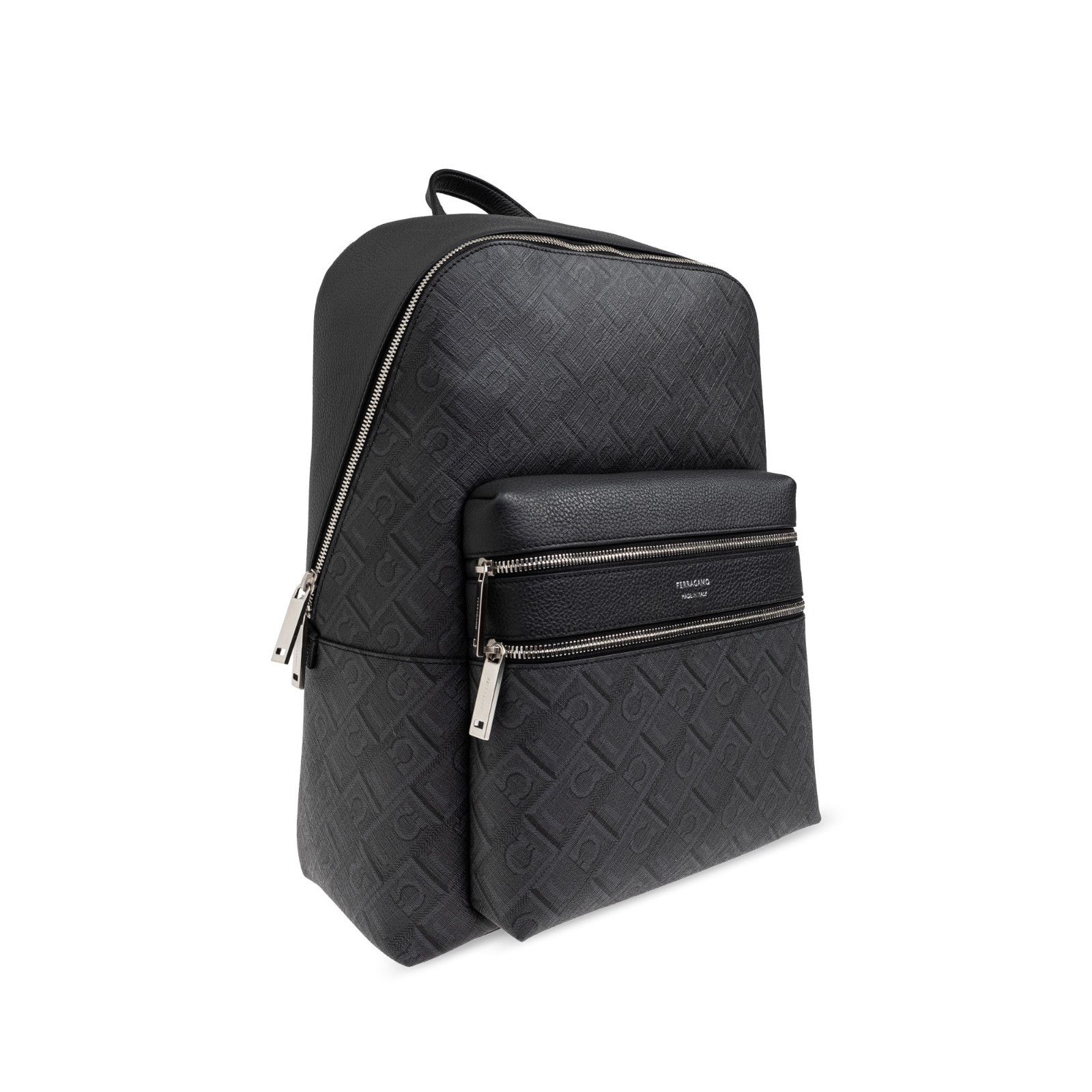 Salvatore Ferragamo FERRAGAMO Black/Gray Backpack New & Authentic Size ONE SIZE - 3 Thumbnail