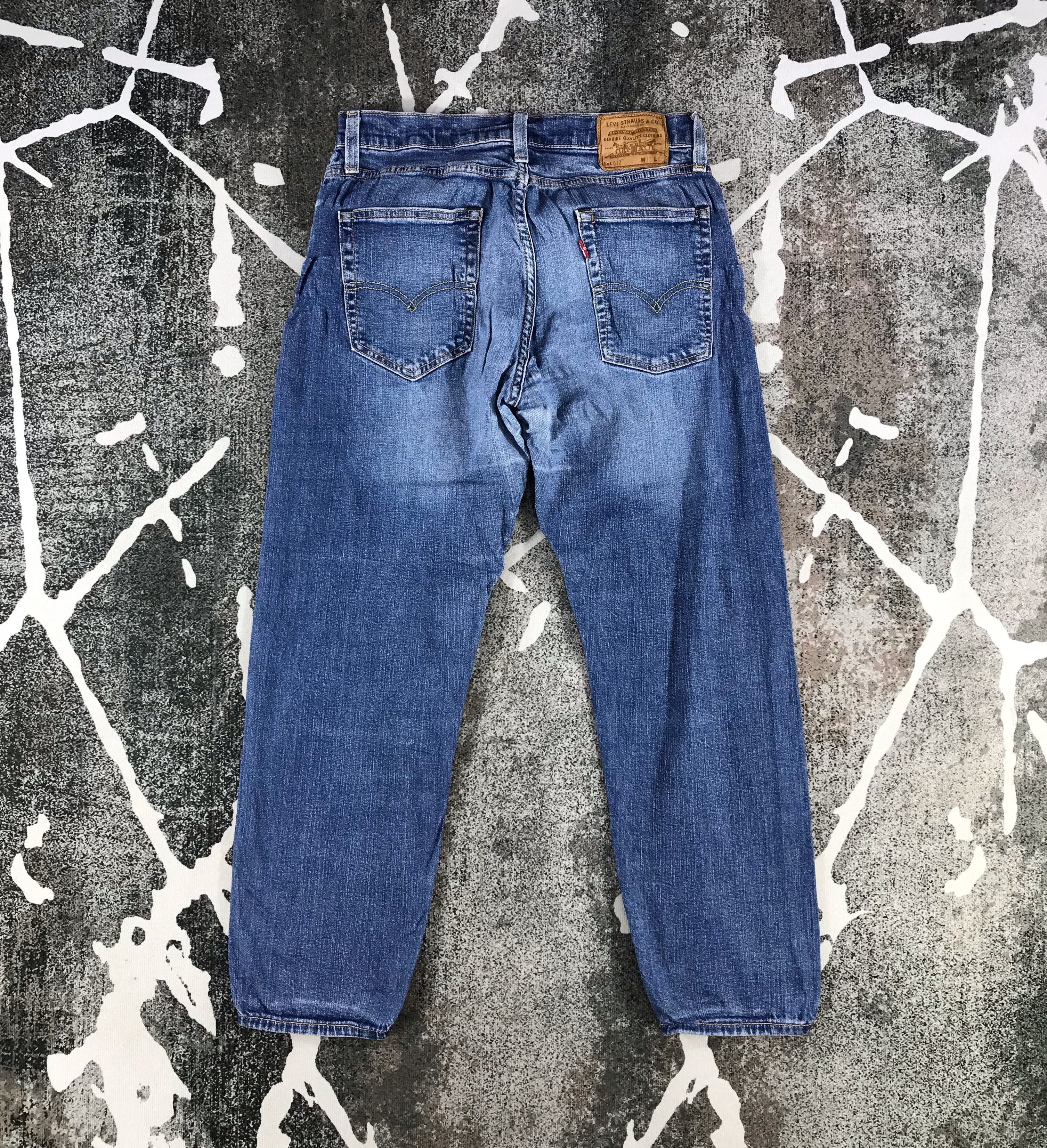 Levi's Vintage Levis 512 Jeans Blue Wash Denim KJ874 Size US 32 / EU 48 - 2 Thumbnail