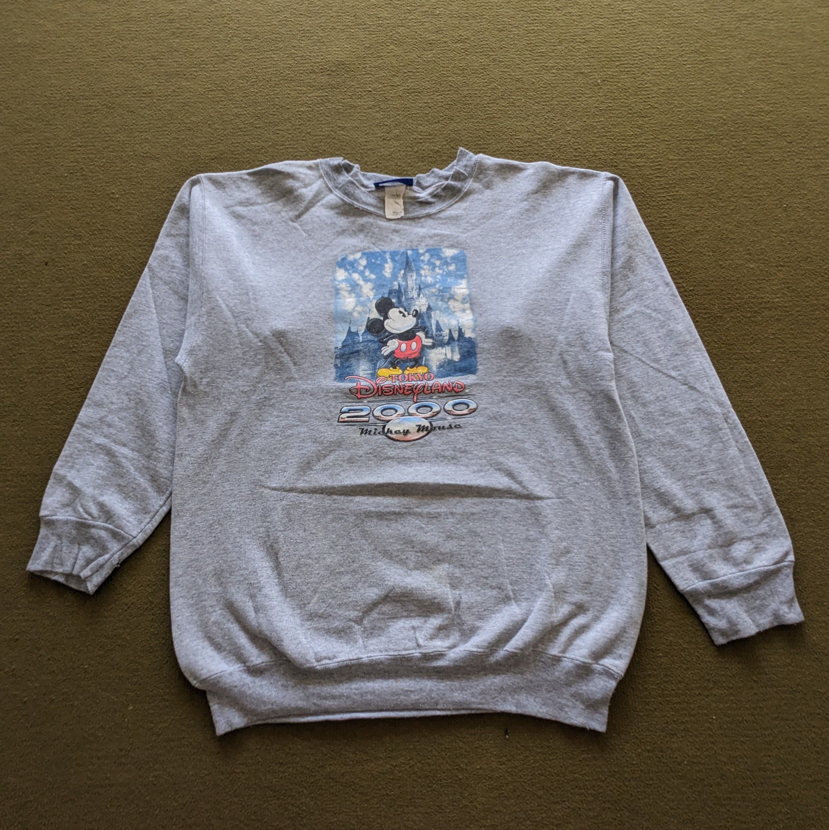 Vintage Vintage Tokyo Disneyland Mickey Mouse Cartoon Sweatshirt Size US M / EU 48-50 / 2 - 1 Thumbnail