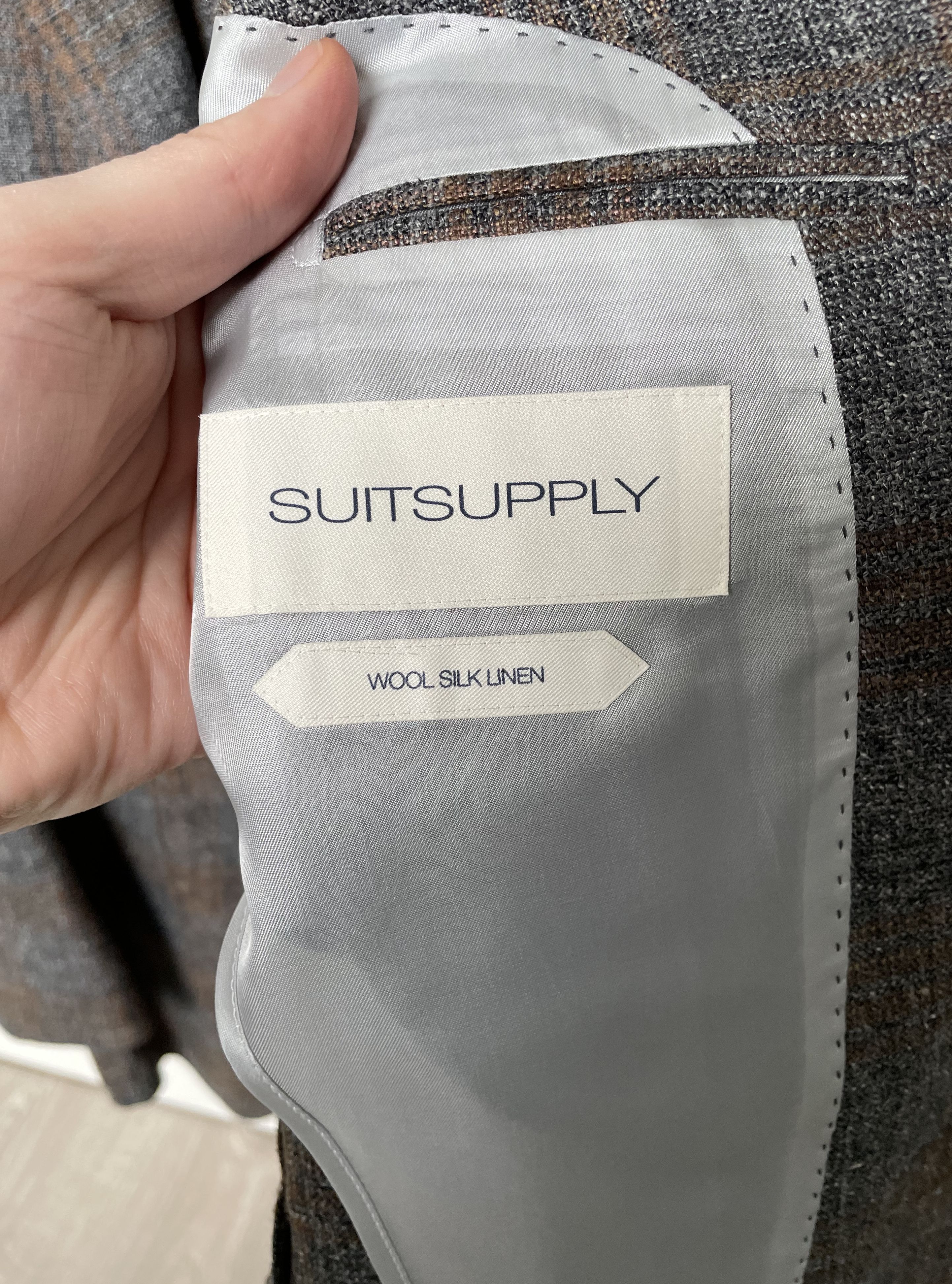 Suitsupply NWT Suitsupply grey checked jacket, size 38R\EU48 Size 38R - 5 Thumbnail